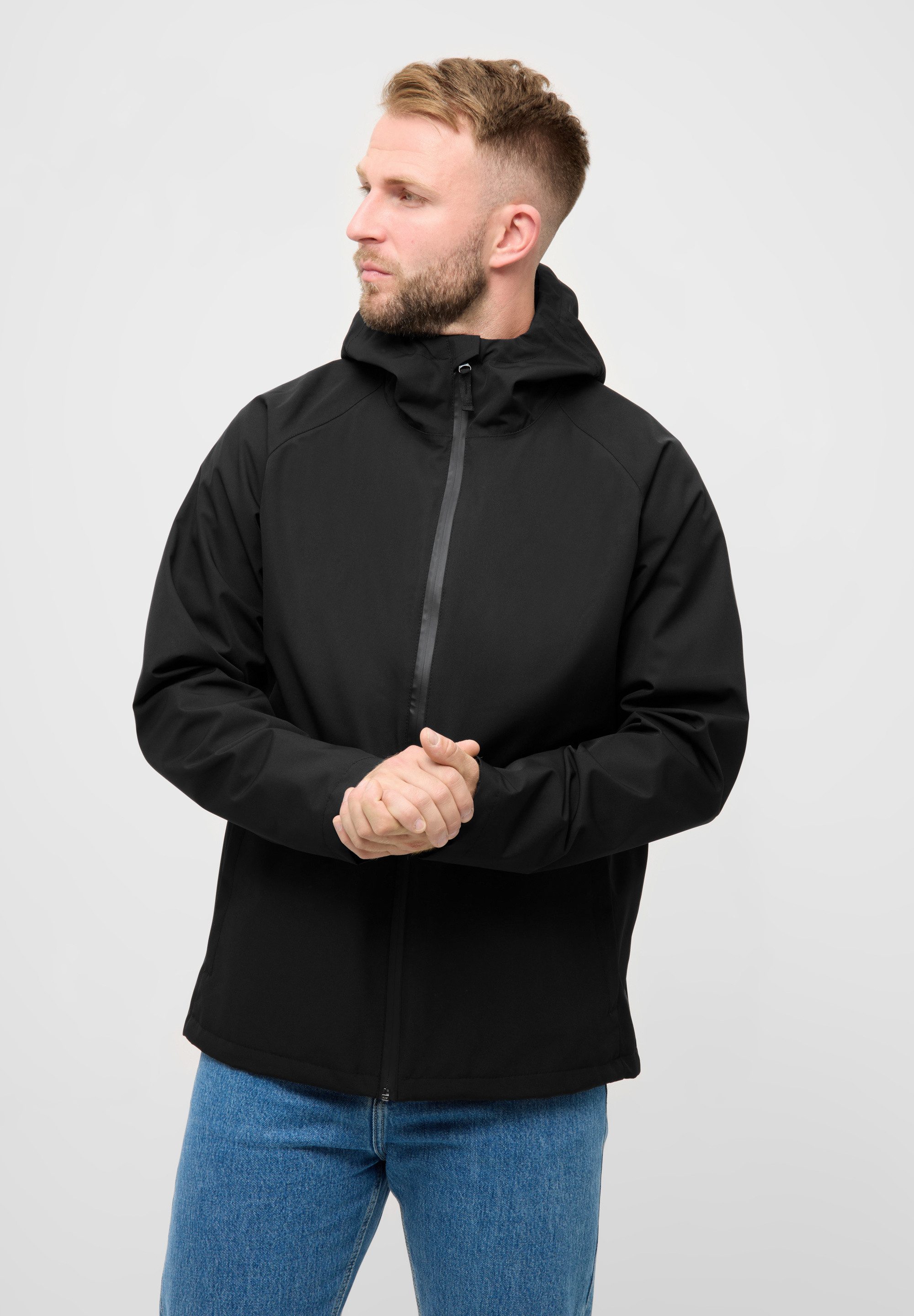 Derbe Regen- und Matschjacke Deutby Moderne Funktionsmaterialien, wasserdicht, Innentasche