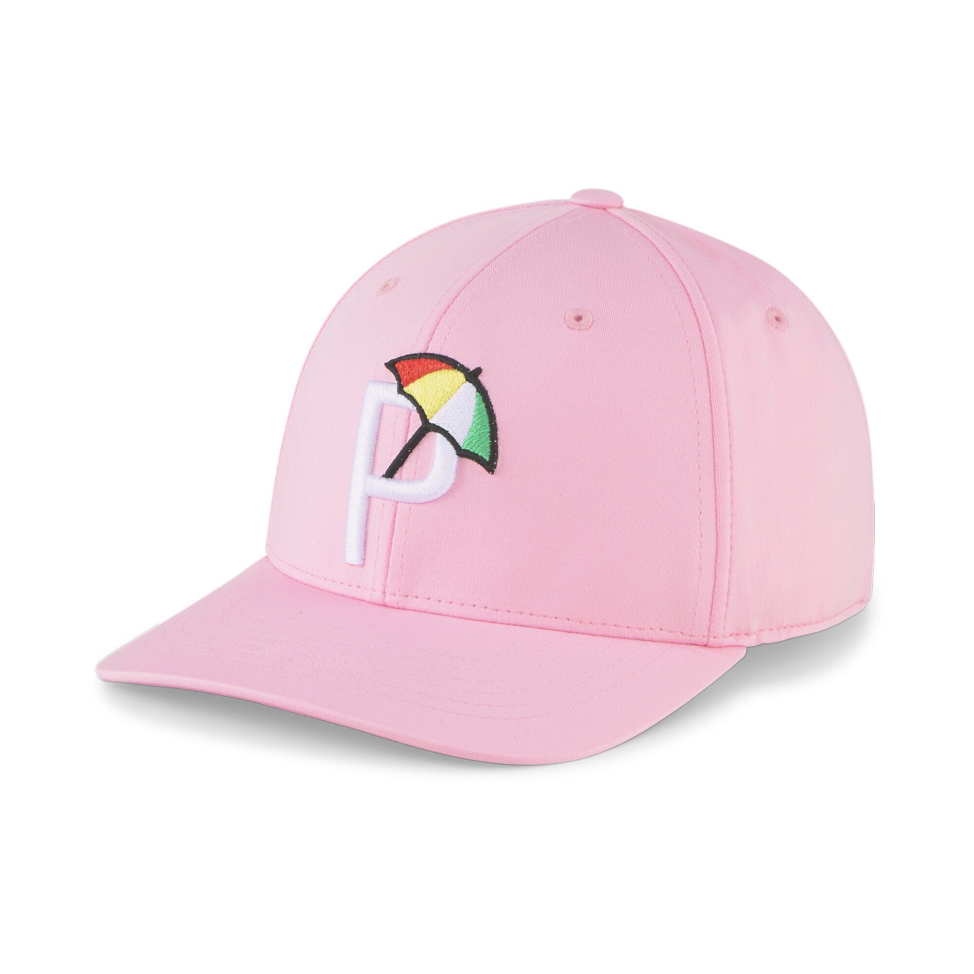 PUMA Flex Cap Palmer P Golf Glow Pink Cap White Pale Herren