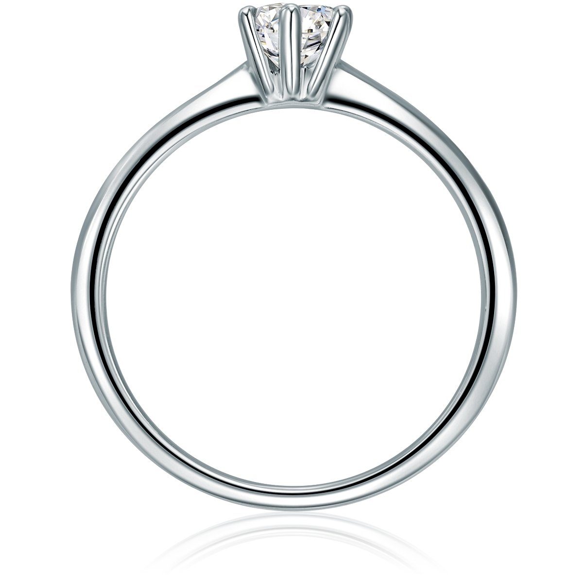 Trilani Silberring silber, mit Zirkonia