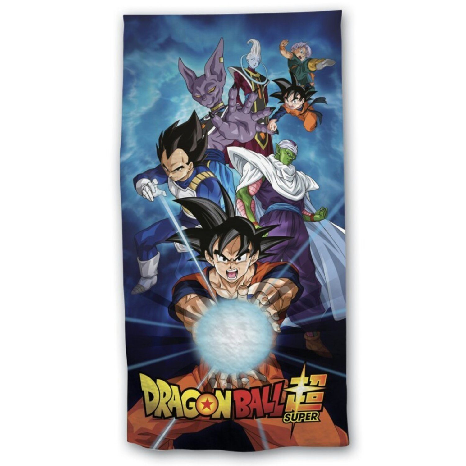 Dragon Ball Strandtuch Dragonball Super XL Badetuch, Baumwolle, 70x140 cm, 100% Baumwolle