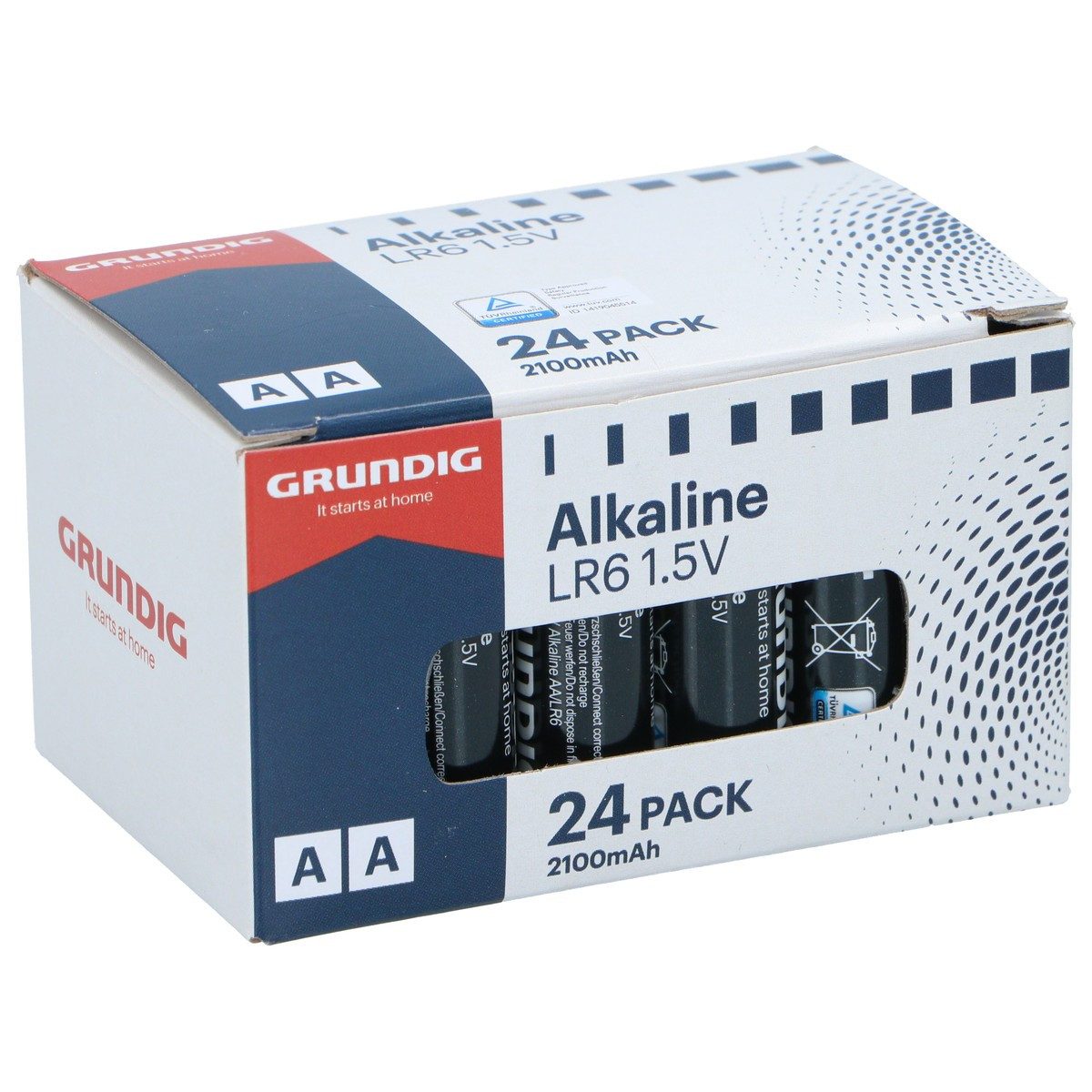 Grundig Grundig Batterien AA Alkaline – 24x Batterie