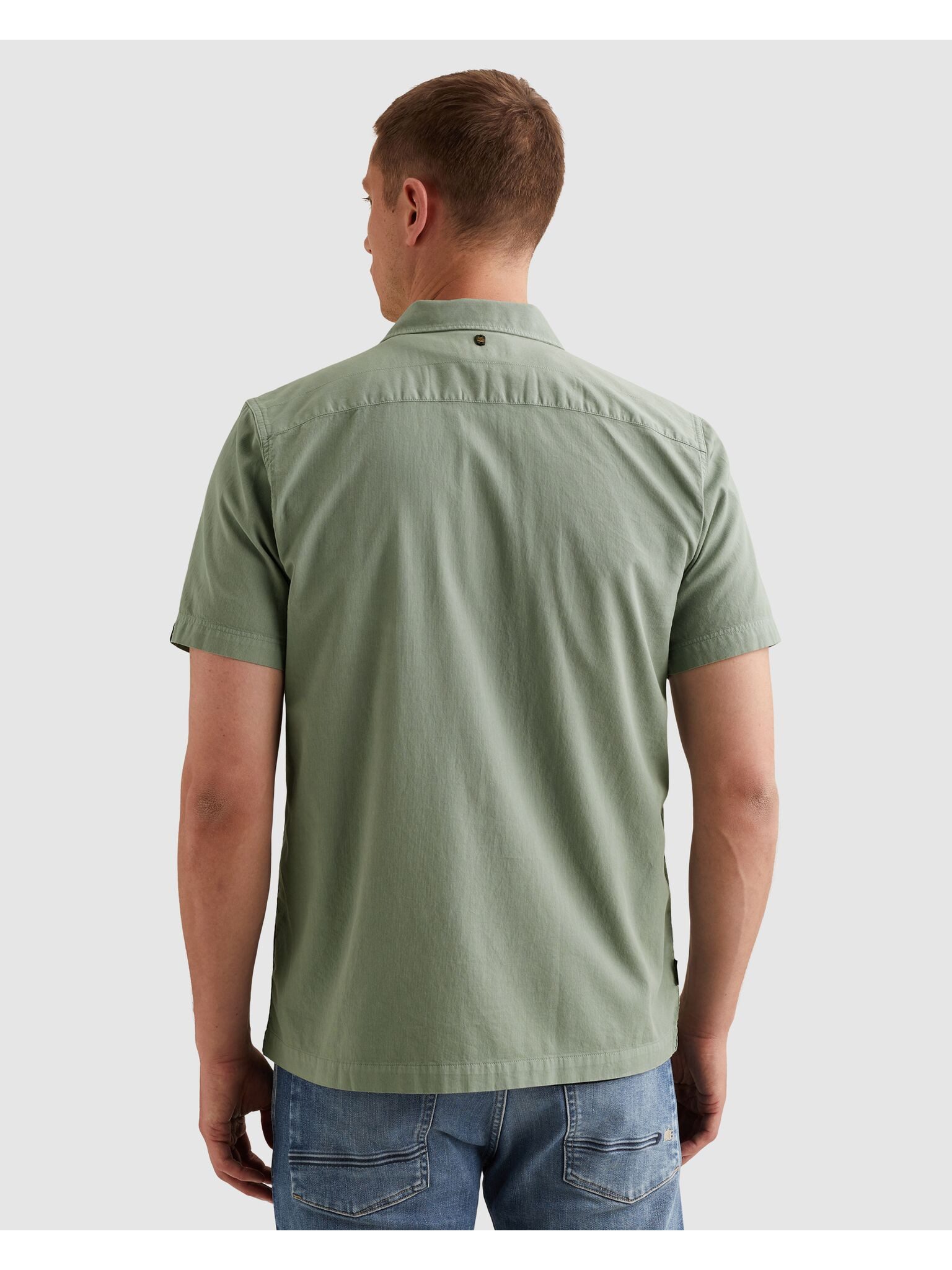 PME LEGEND Kurzarmhemd Short Sleeve Shirt Ctn Bedford garment dye Garment dye- Färbung