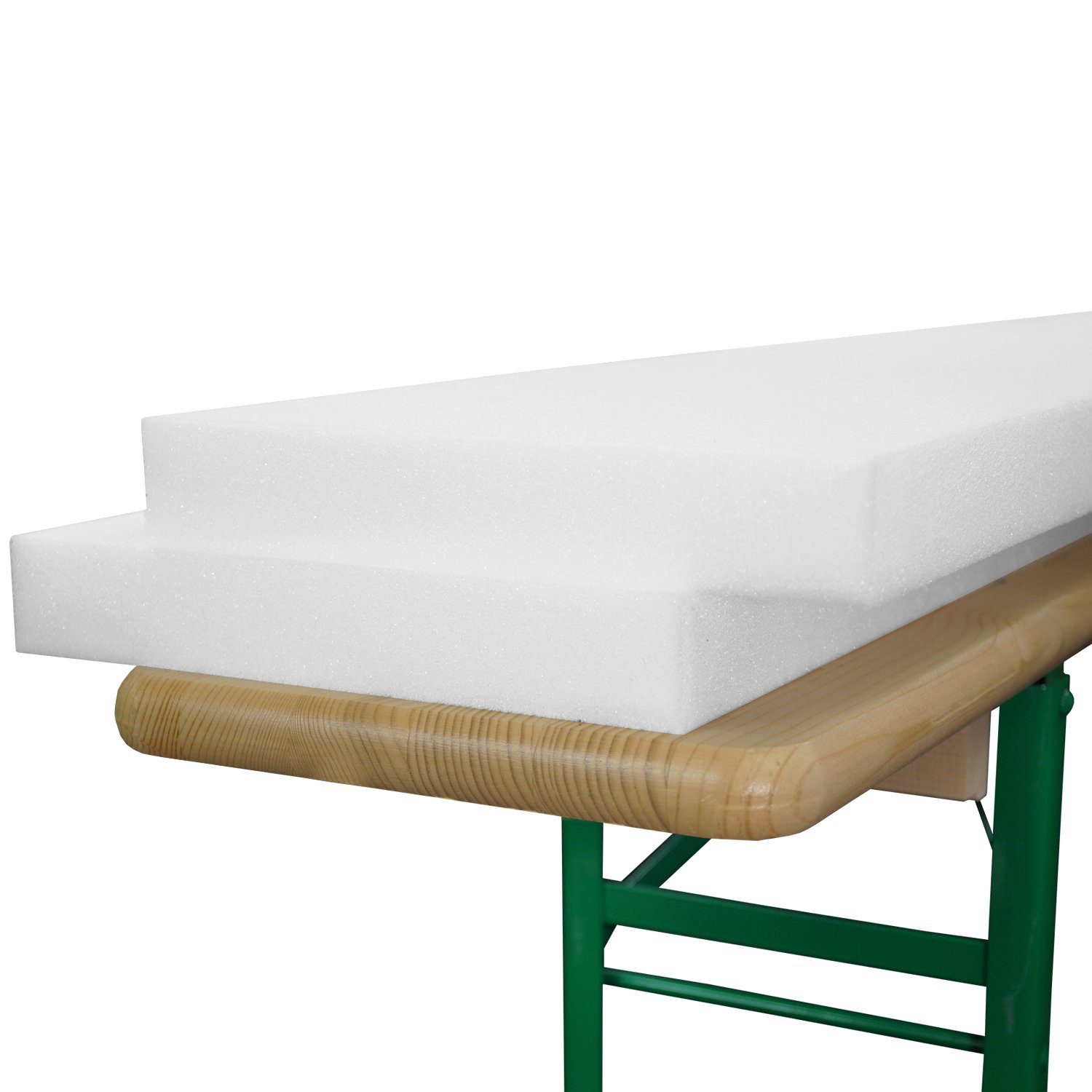 Beautissu Polsterauflage, (2 St), Beautissu Konstanz Schaumstoffrohling Schaumstoff