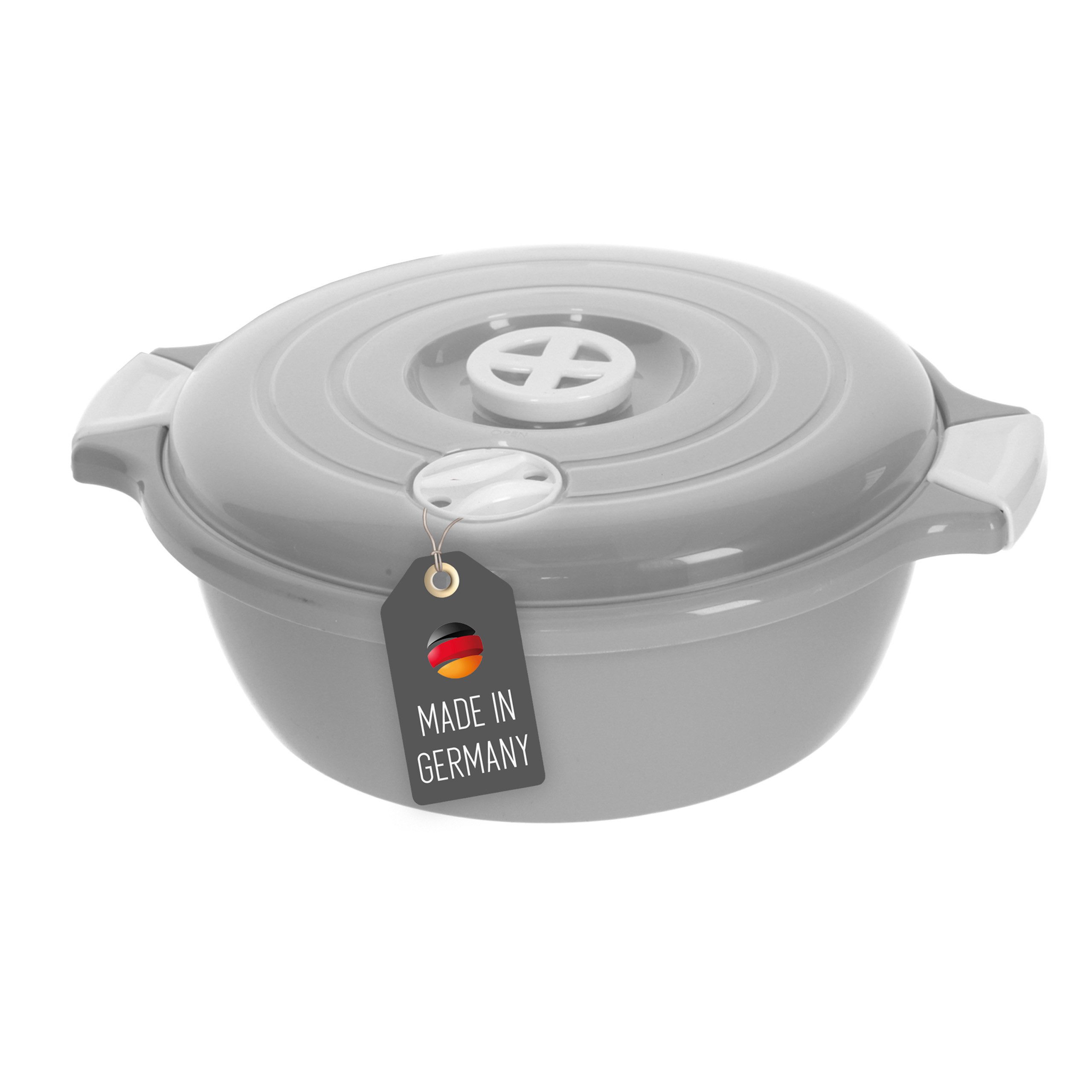 Lantelme Mikrowellenbehälter 1,8 Liter mit Deckel Mikrowellenschüssel Farbauswahl Mikrowellentopf, Kunststoff, (1-tlg)