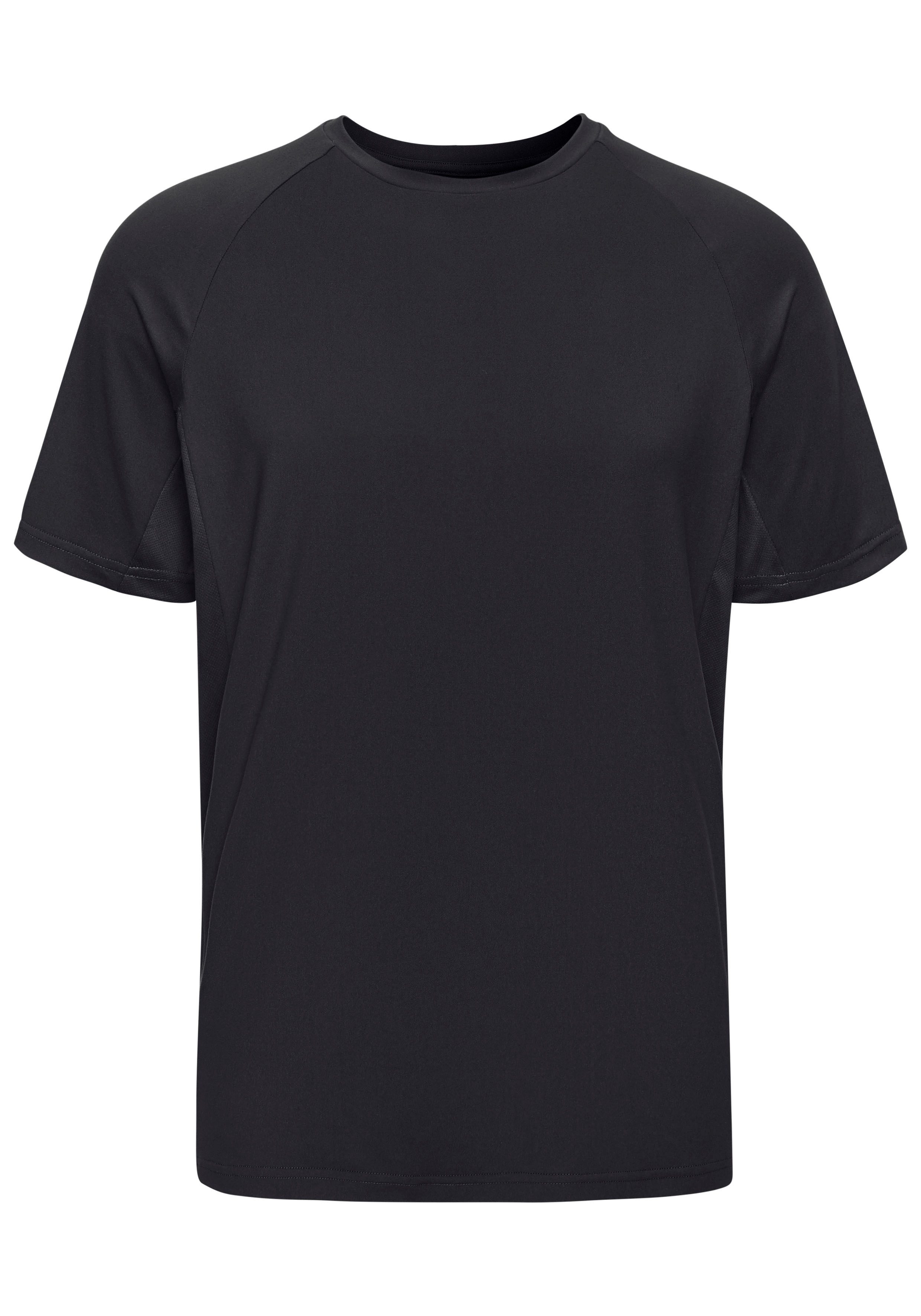 AUTHENTIC LE JOGGER Funktionsshirt mit Rundhalsausschnitt und seitlichen Me günstig online kaufen