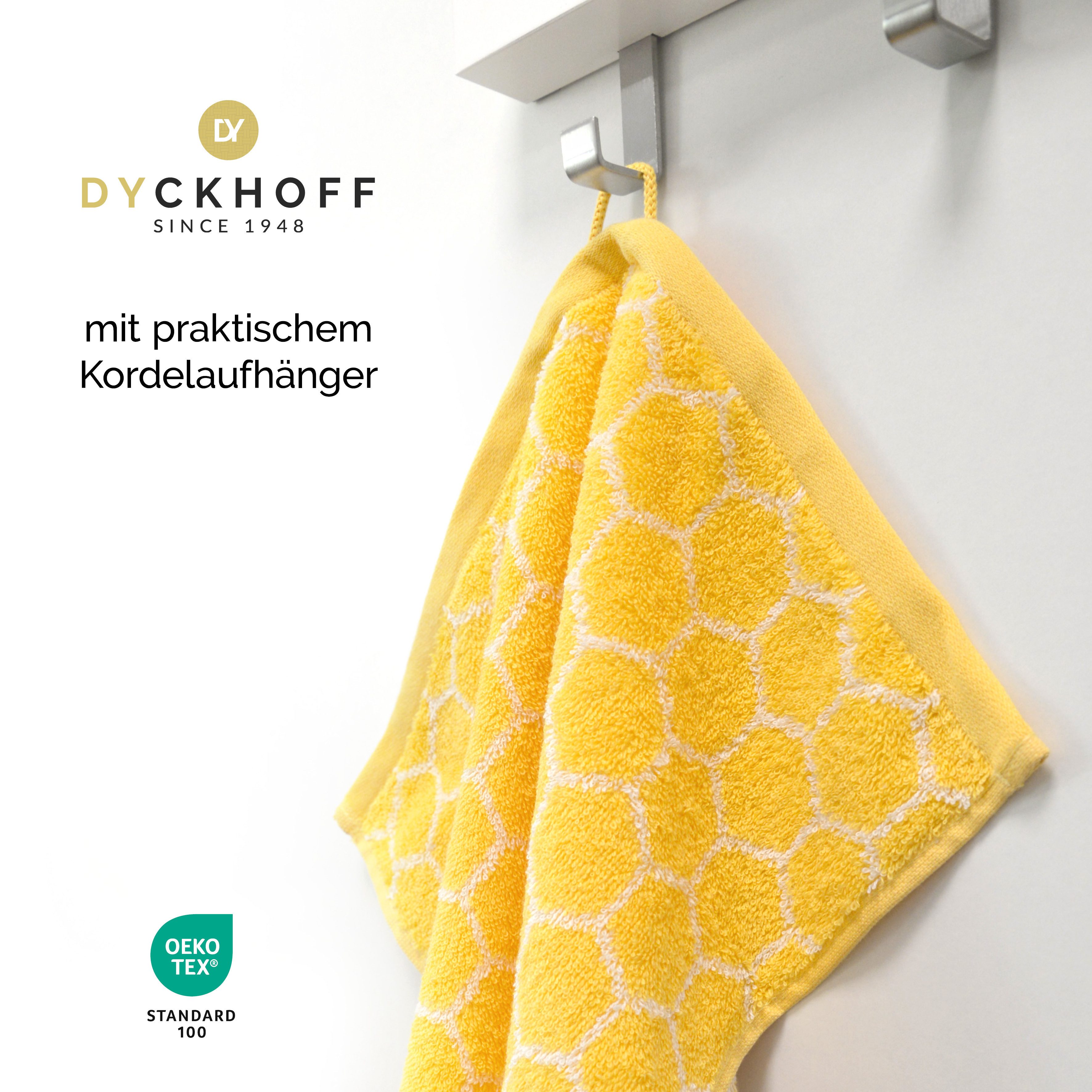 Dyckhoff Handtuch Set Pure Natural Honey, Frottier (Set, 6-St), BIO Baumwolle, GOTS