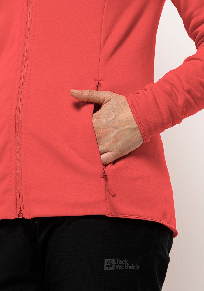 Jack Wolfskin Fleecejacke BAISELBERG HOODED FZ W