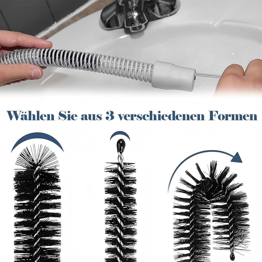 TUWENA Reinigungsbürsten-Set 12 Stück Kleine Reinigungsbürste,Reagenzgläser Bürste,Strohhalm Bürste, Für Kaffeevollautomat,Milchschlauchbürste,Flaschenbürste Dü – Bild 3 von 5