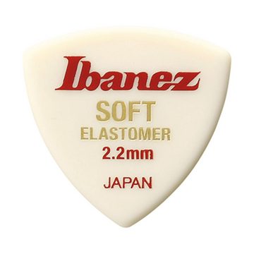 Ibanez Plektrum, BEL4ST22 Elastomer Picks Soft White - Plektren Set