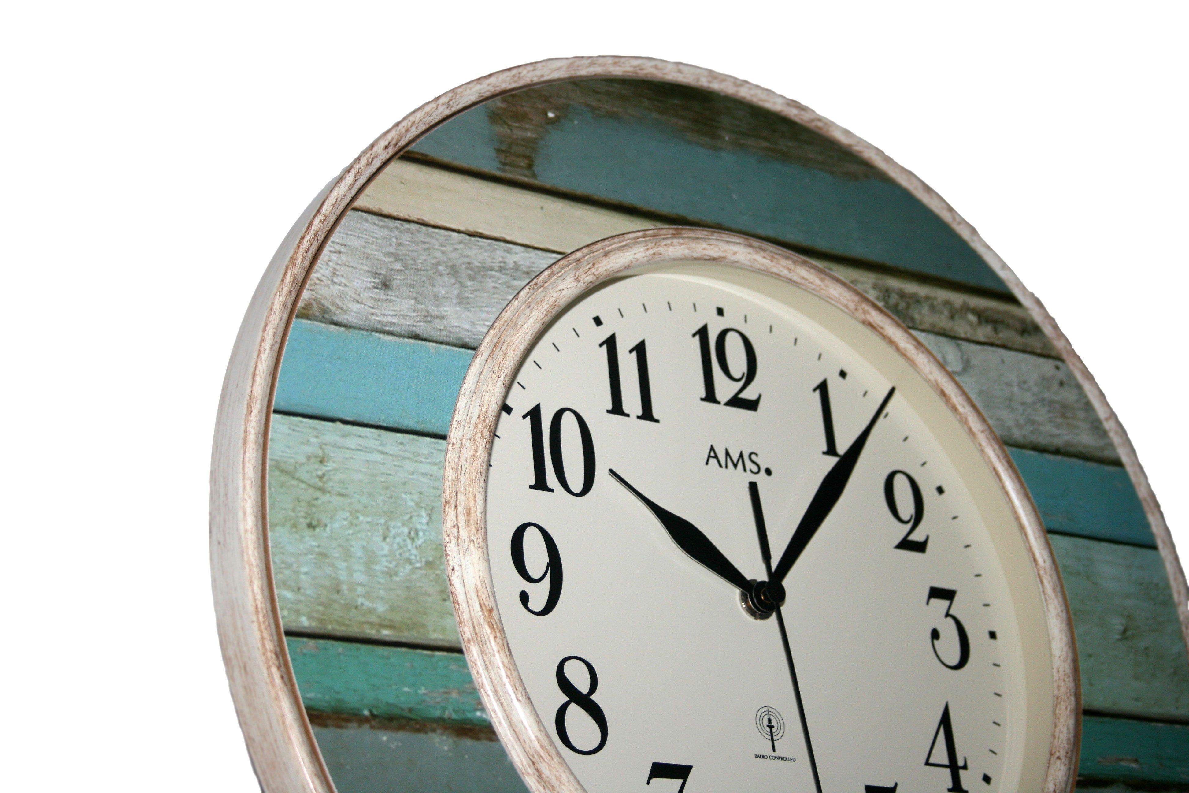 AMS Wanduhr AMS Wanduhr klassisch Funkwanduhr günstig online kaufen