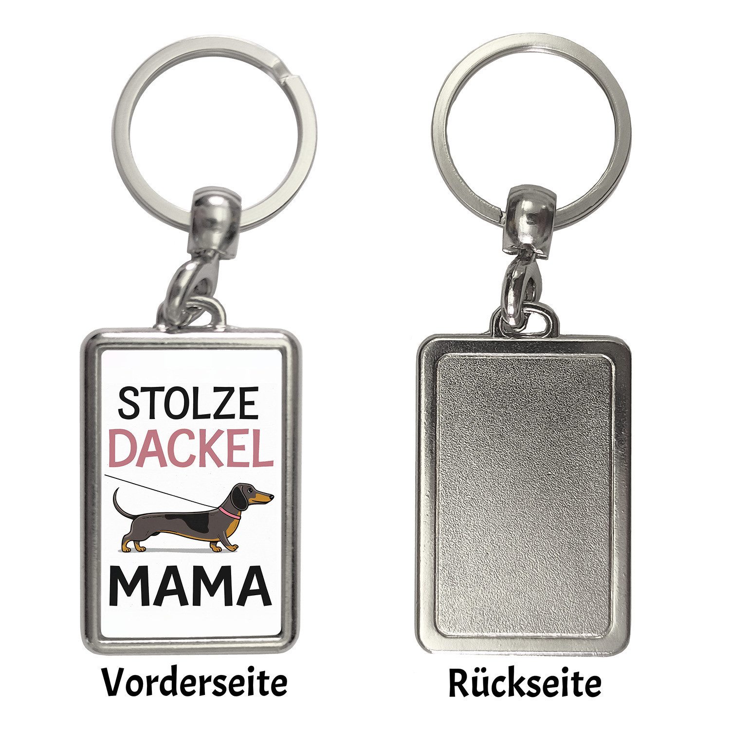 speecheese Schlüsselanhänger Stolze Dackel Mama - Dackel an der Leine Schlü günstig online kaufen