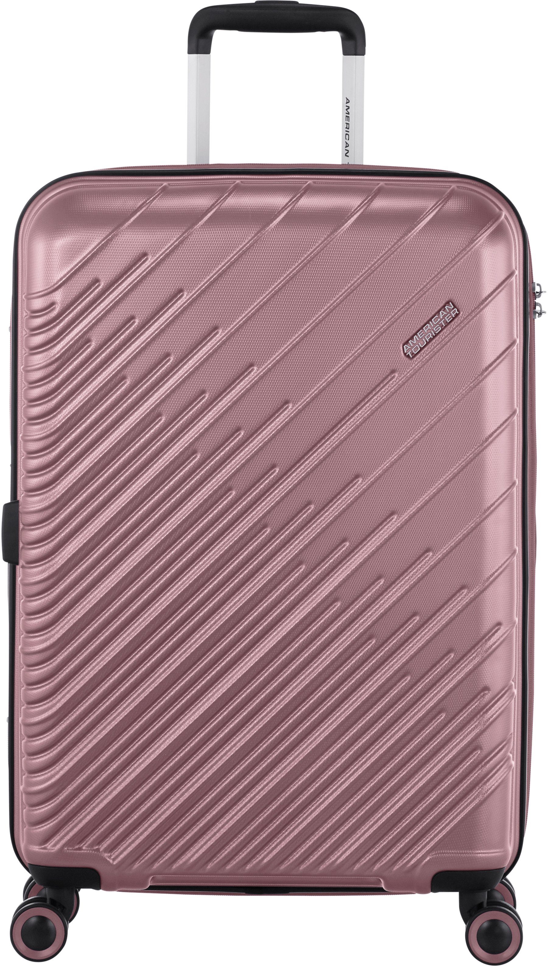 American Tourister® Hartschalen-Trolley Speedstar, 67 cm, 4 Rollen, mit Volumenerweiterung Rose Gold