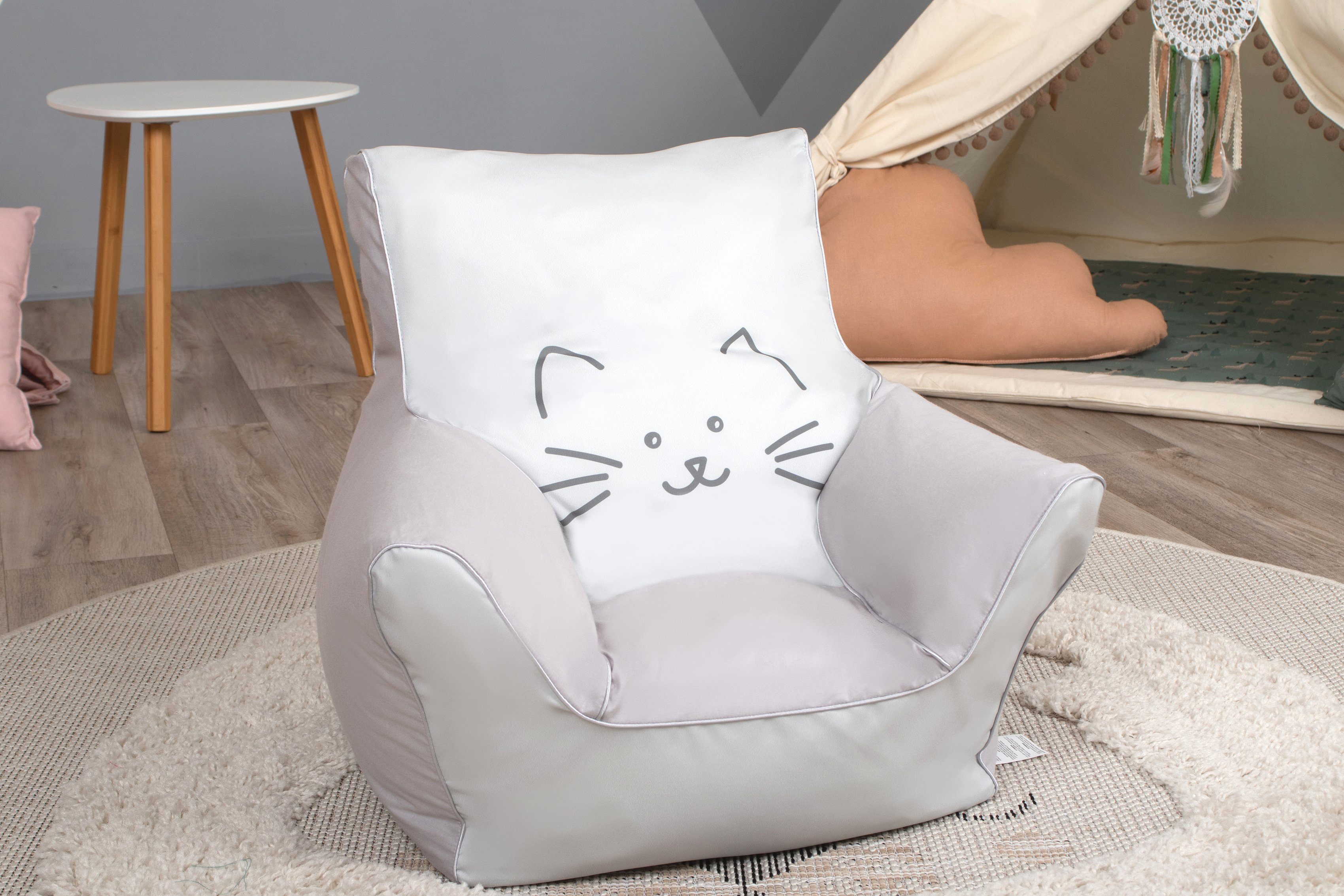 Knorrtoys® Sitzsack Europe für Kinder; in Lilli, Katze Made