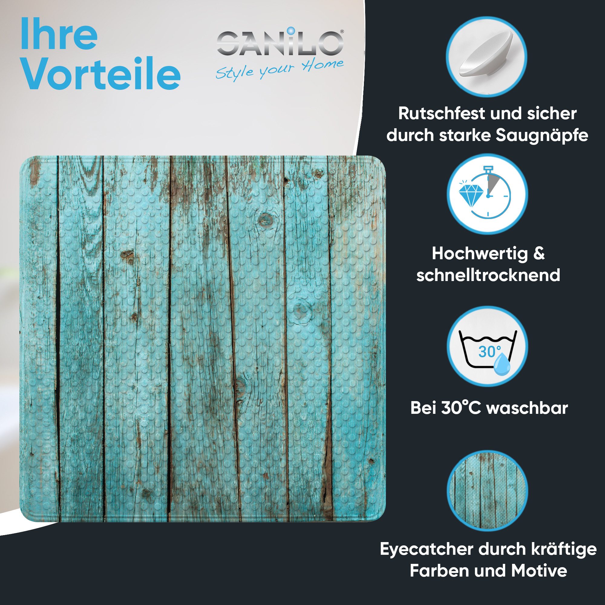 Sanilo Duschmatte Lumber, rutschfeste & sichere günstig online kaufen