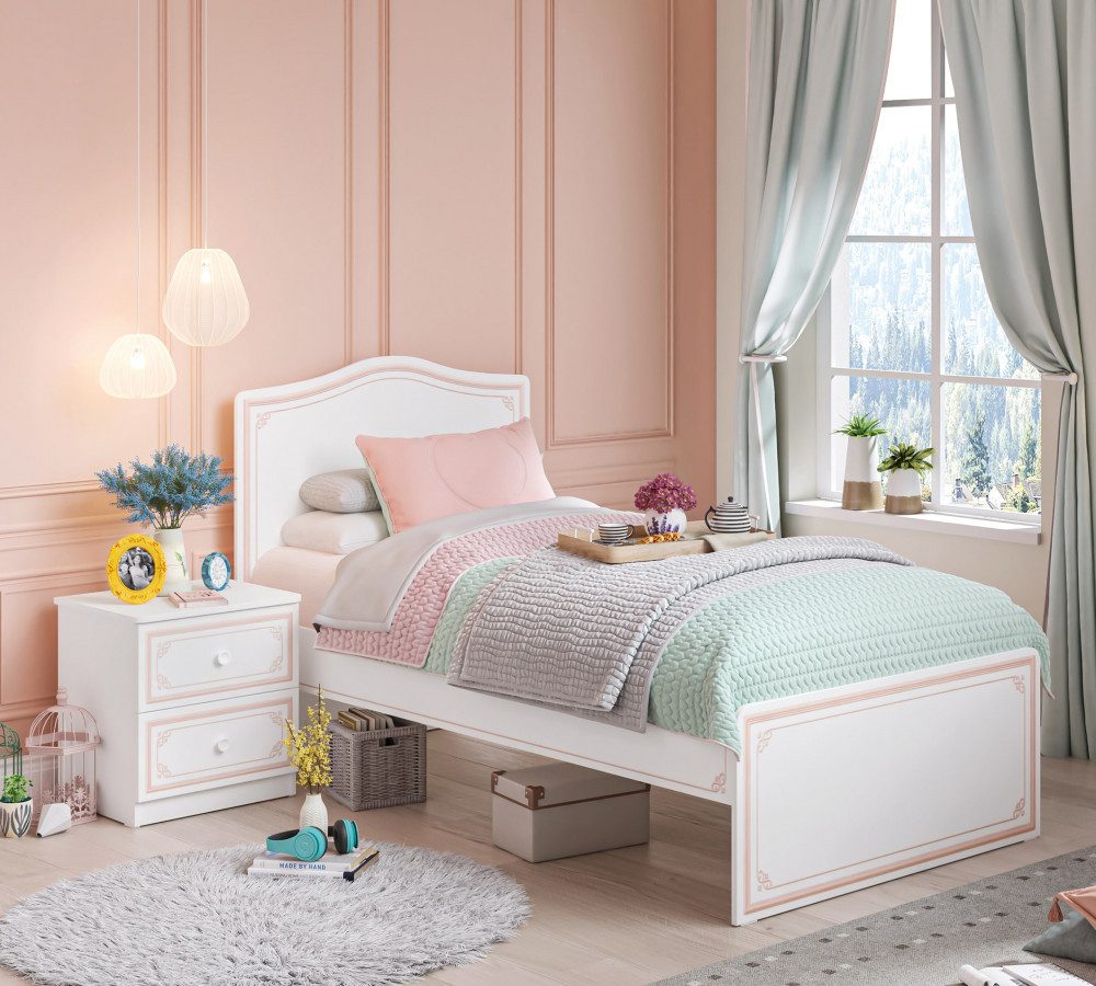 Möbel-Zeit Bett Cilek SELENA PINK, 120x200 cm