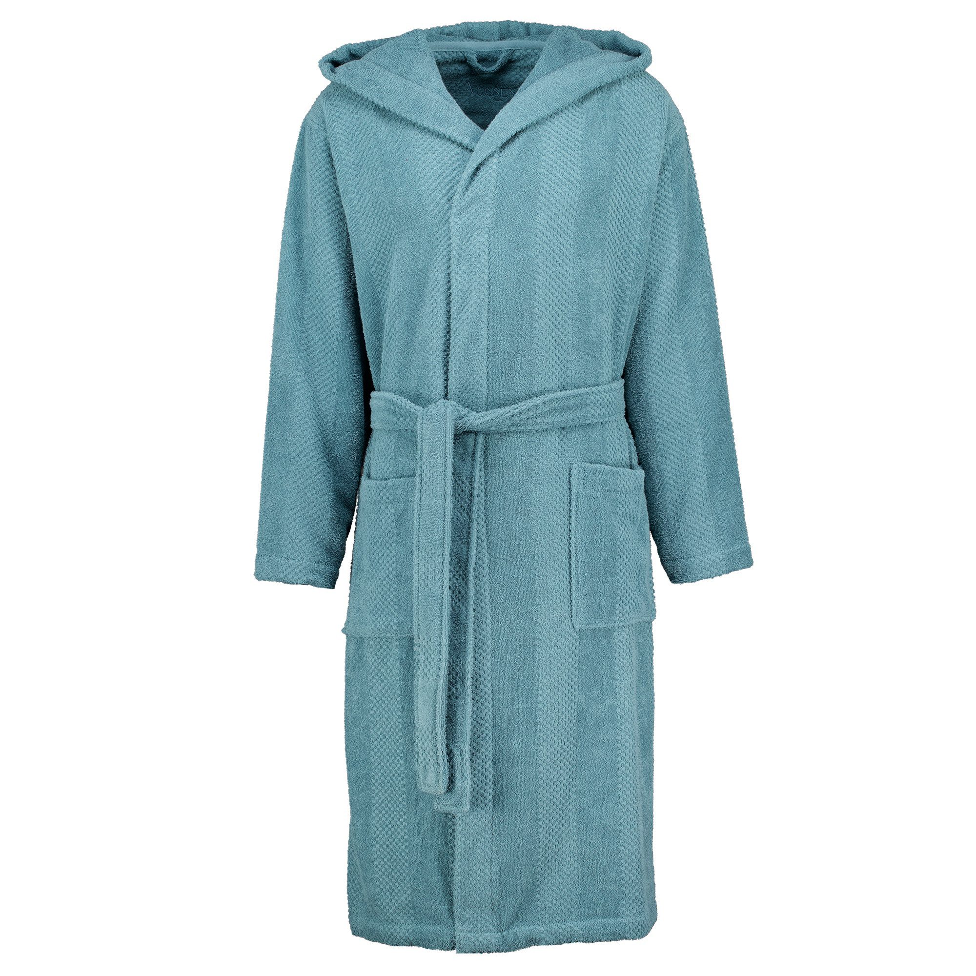 Vossen Unisex-Bademantel Balance Samu Kapuze Frottier, Kapuze, 100% Baumwolle