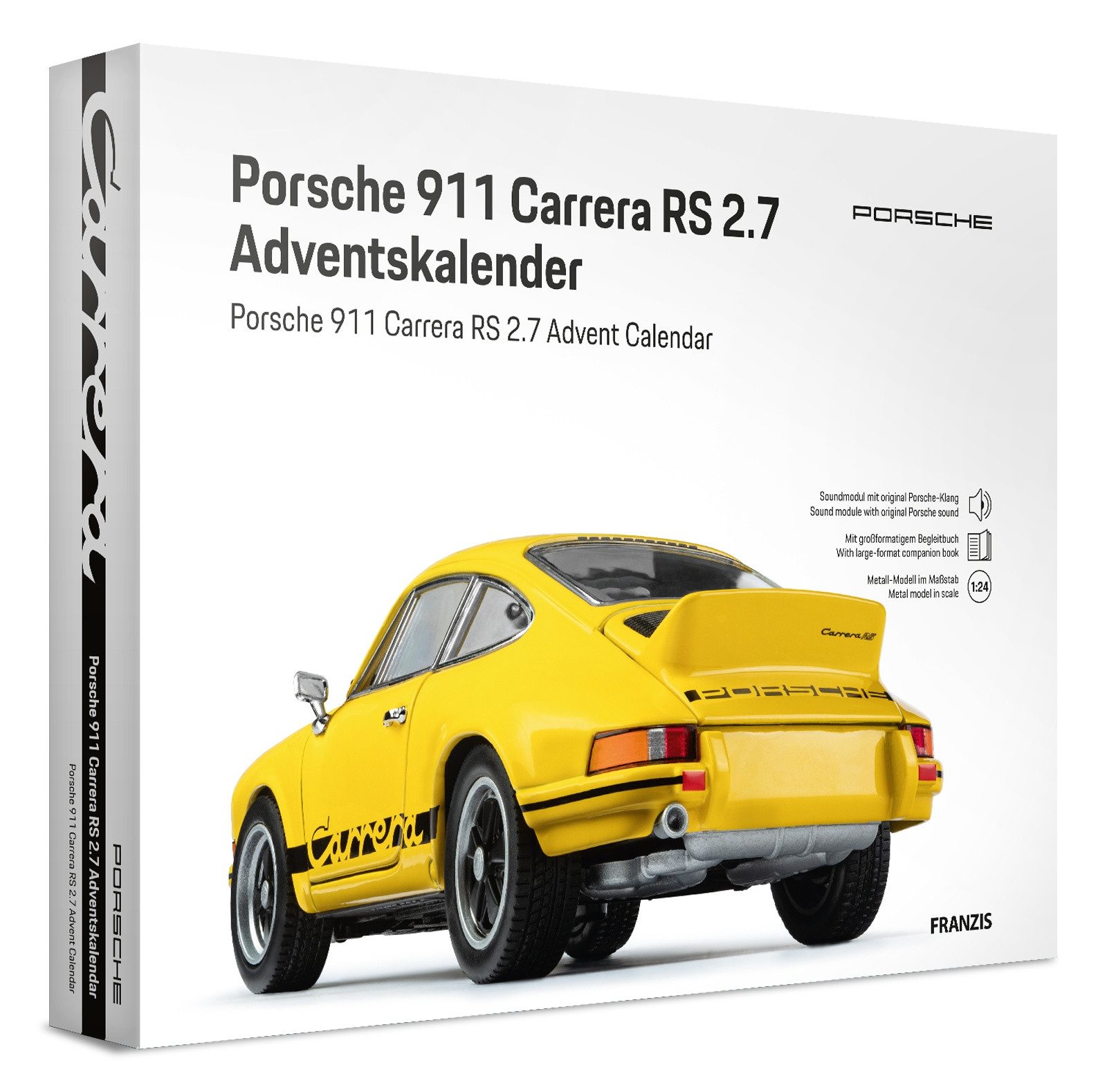 Franzis Adventskalender Porsche 911 Carrera RS 2.7 Adventskalender