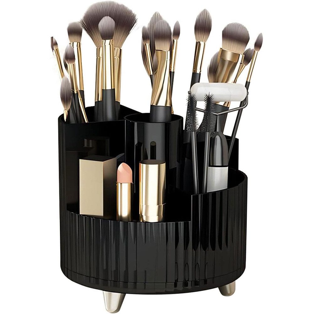 TUWENA Make-Up Organizer Kosmetik Make Up Organizer 360°Drehbarer Pinsel Organizer