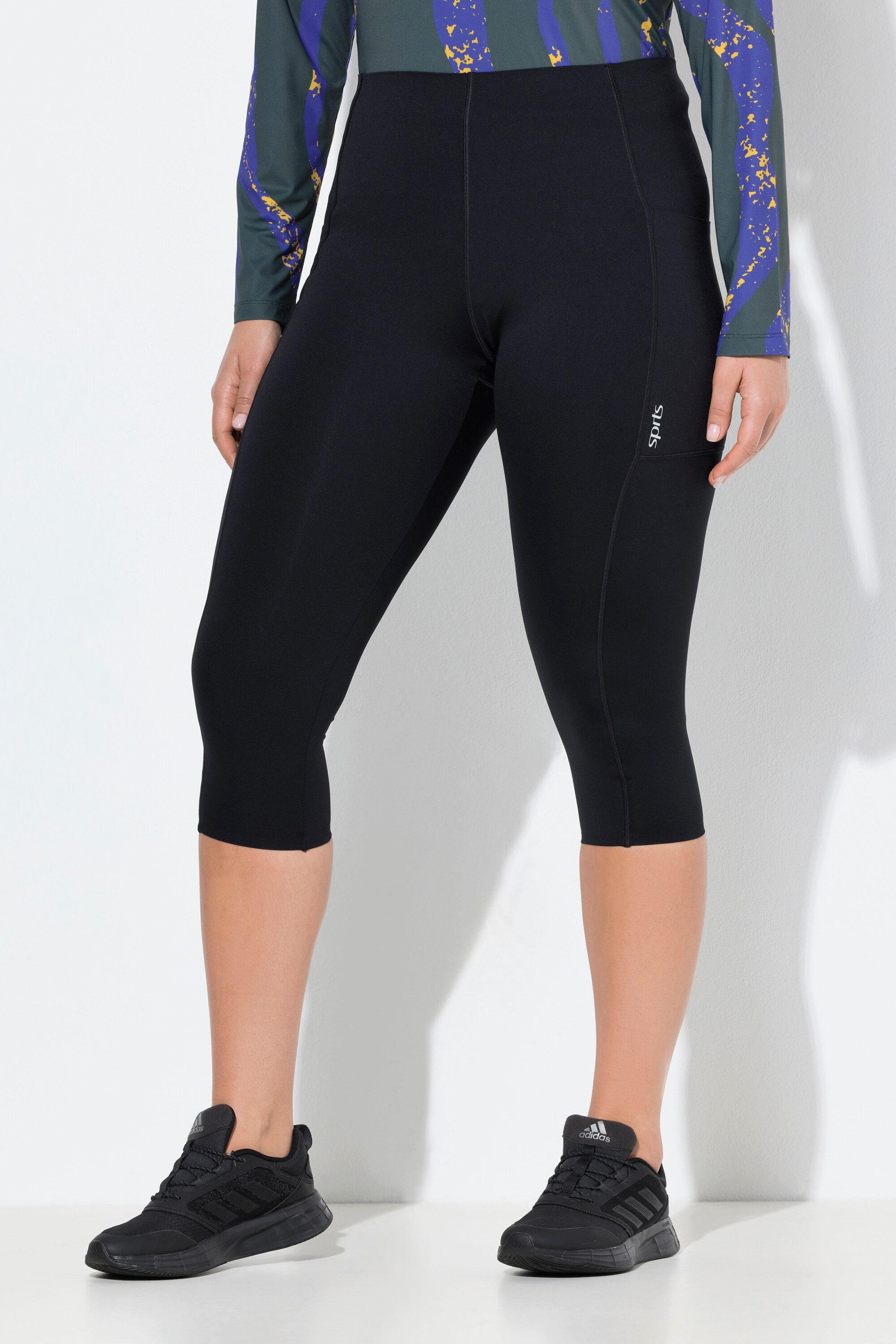 Leggings Capri-Leggings Stretch schnelltrocknend recycelt