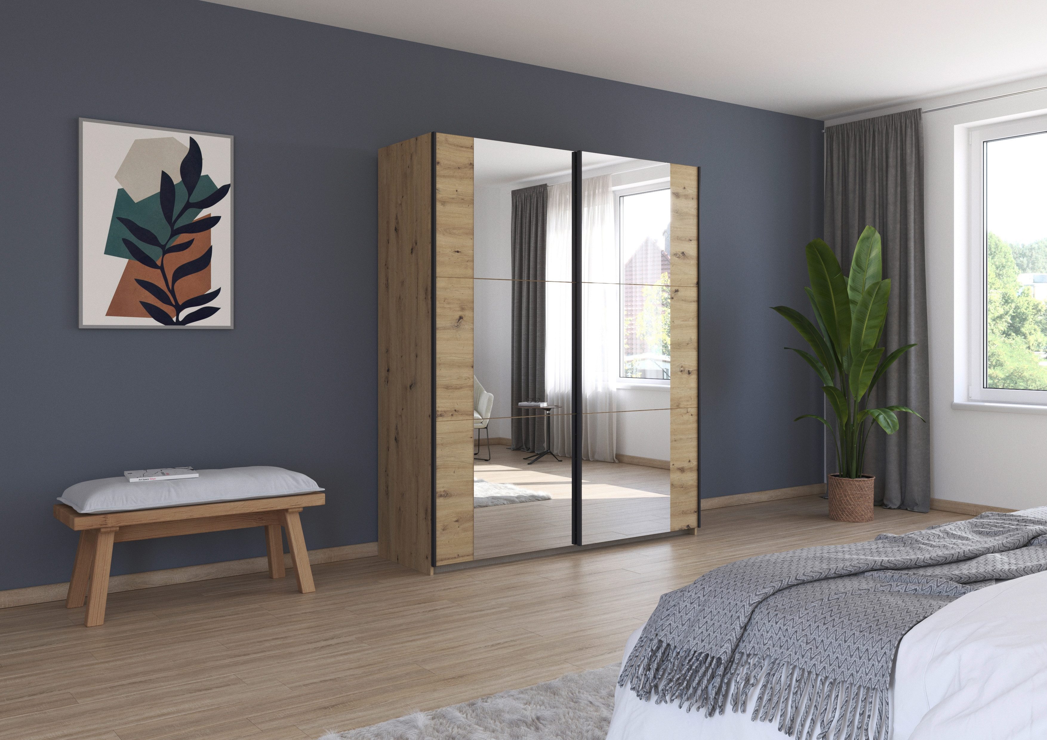 rauch Schwebetürenschrank Kleiderschrank Drehtürenschrank Schrank Garderobe günstig online kaufen