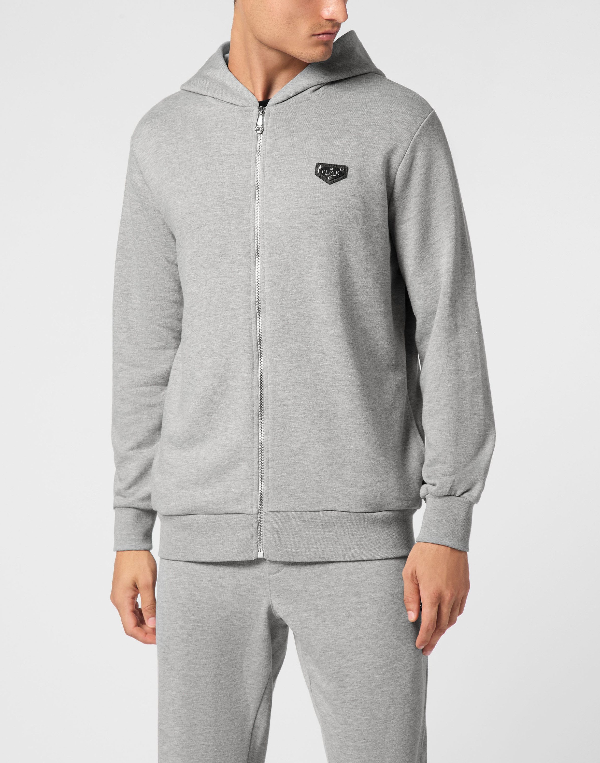 PHILIPP PLEIN Kapuzensweatjacke Iconic Plein