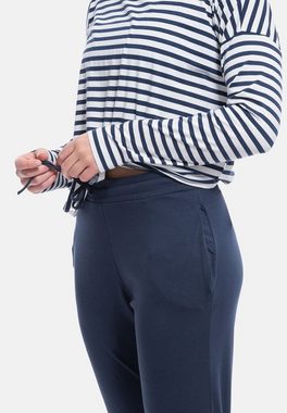 Mey Pyjama Cyra (Set, 2 tlg) Schlafanzug - Atmungsaktiv - Langarm-Shirt und lange Hose im Set