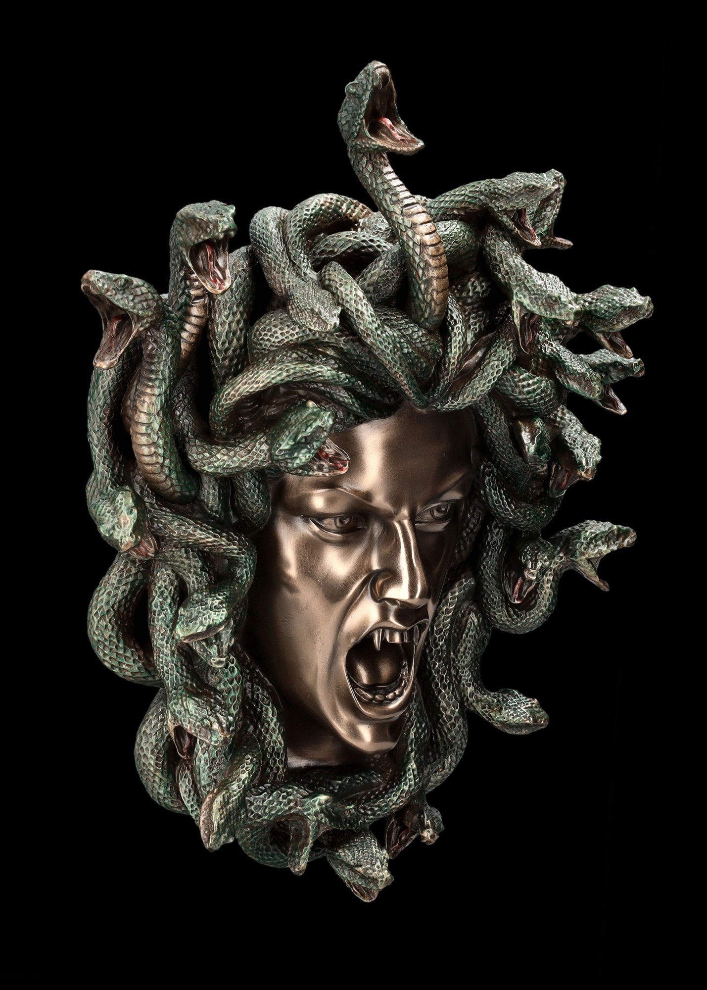 Figuren Shop GmbH Dekoobjekt Medusa Wandrelief mittel - Veronese - Dekoration Mythologie