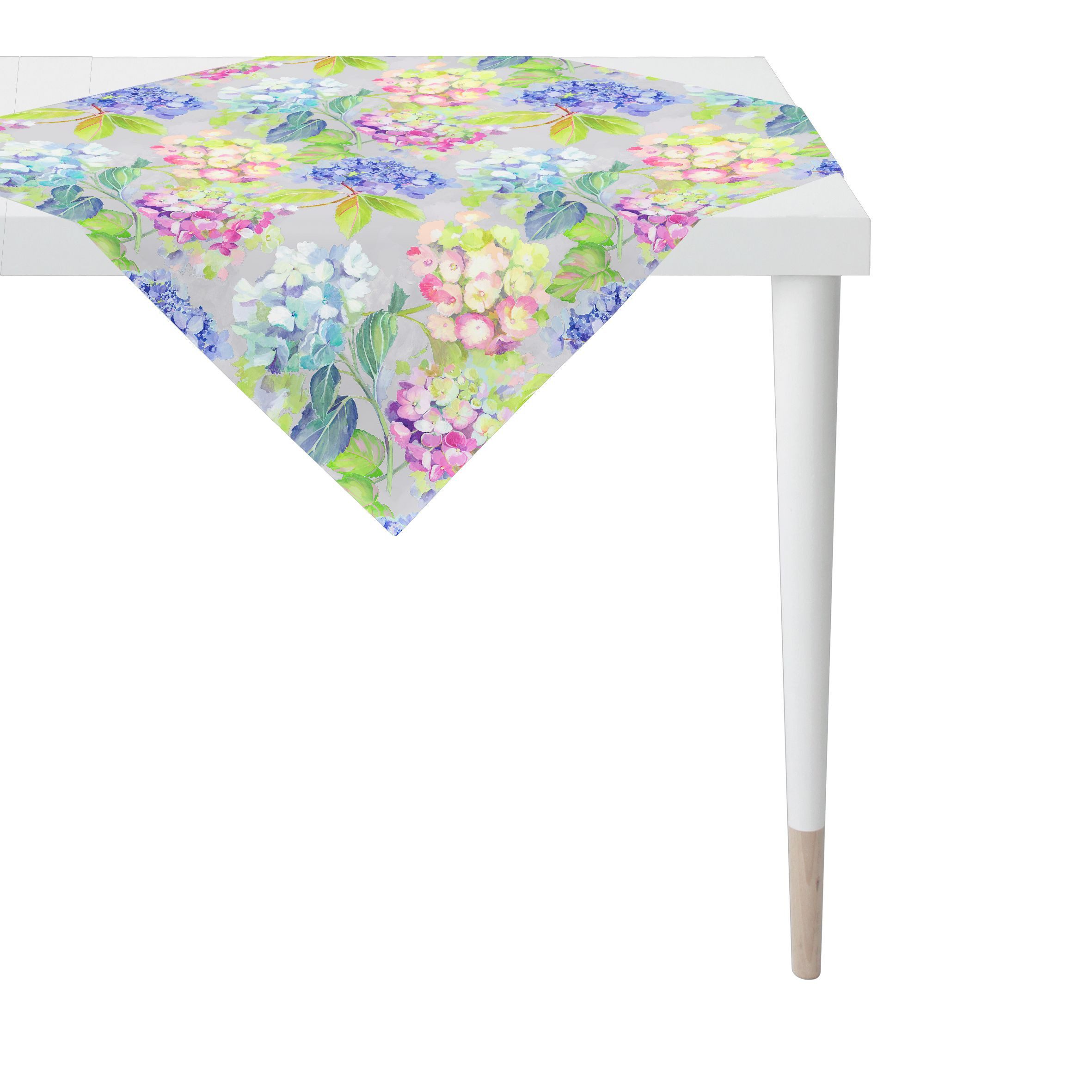 APELT Tischdecke 3108, trendige Blumen im Aquarellstil designt
