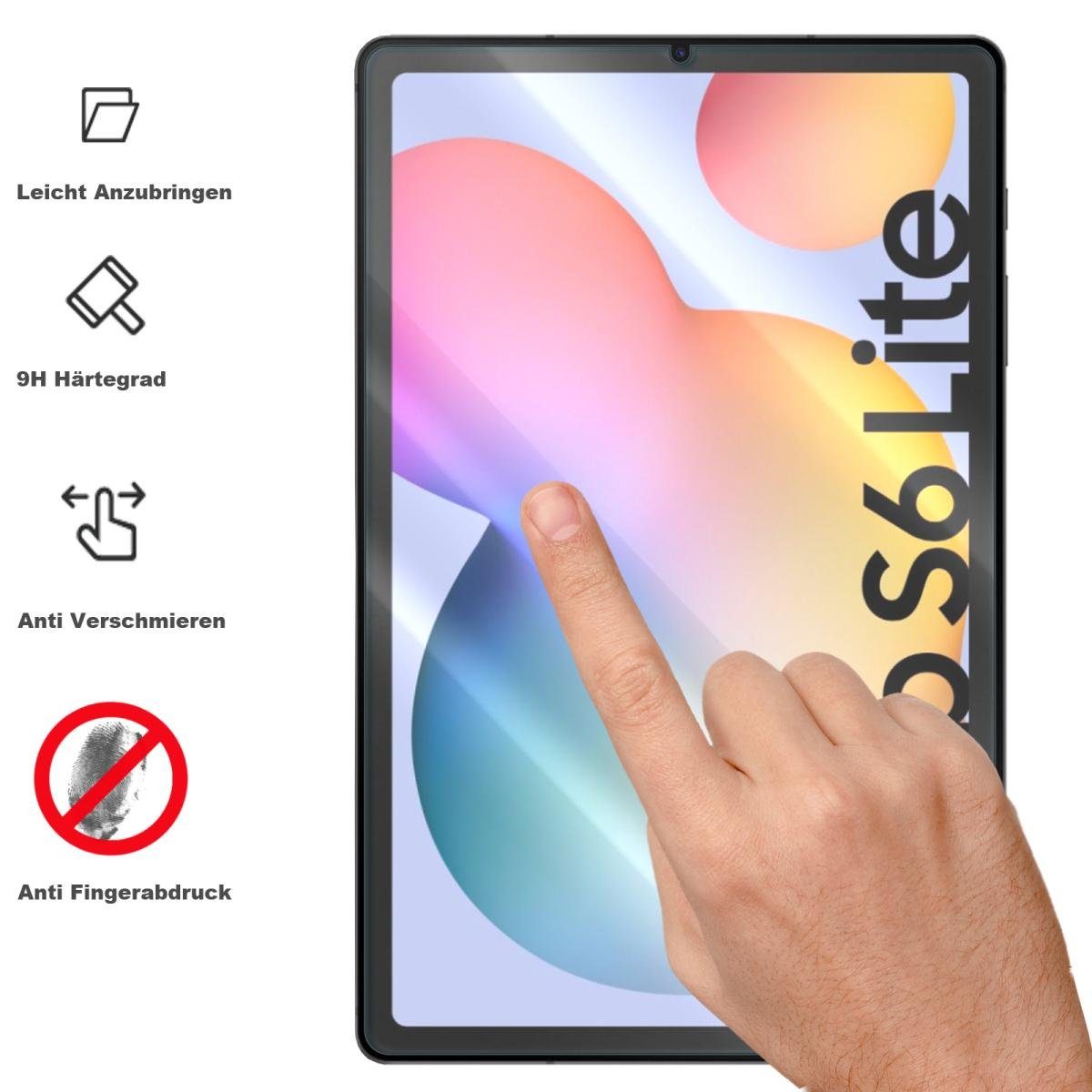 Numerva Schutzfolie Panzer Folie Echt Glas für Lenovo P11 (2Gen), (Schutzfolie, 1x Schutzfolie 2x Reinigungstücher), Tablet Display Schutzglas Folie Echt Glas Folie 9H