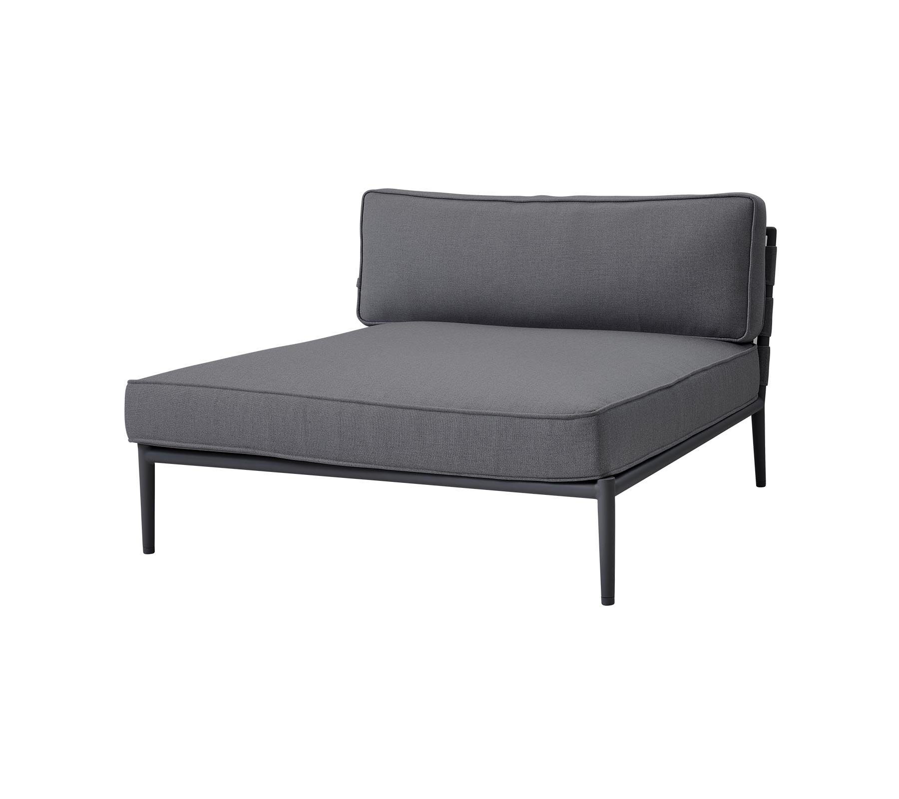Cane - Line Daybed CANE-LINE Conic Daybed Modul Grey, Cane-line AirTouch Rahmen