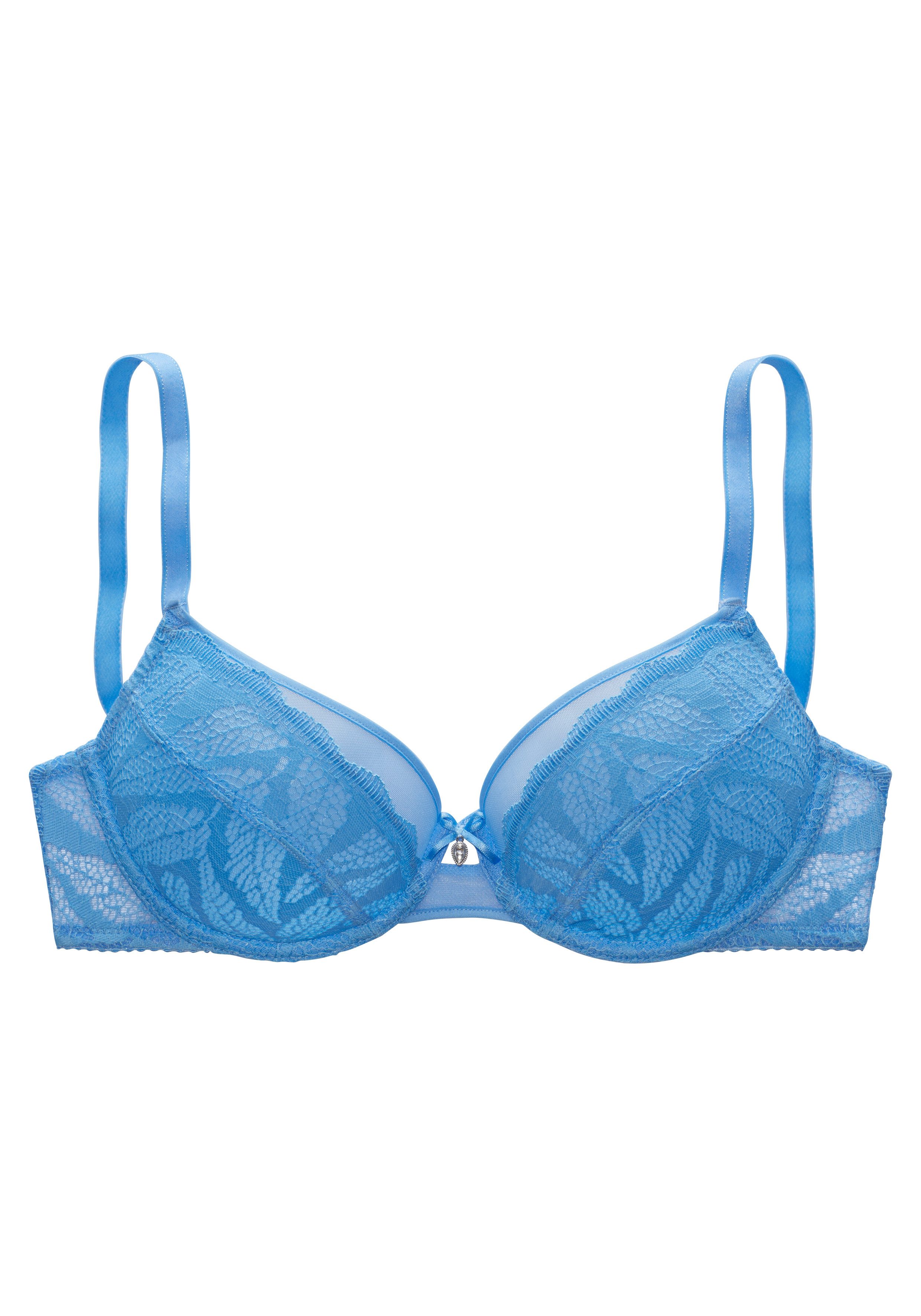 Vivance by Lascana Bügel-BH, BH mit Bügel, Spitzen-BH, als Dessous-Set kombinierbar aus Jacquardspitze, sexy Dessous, große Größen – Bild 2 von 5