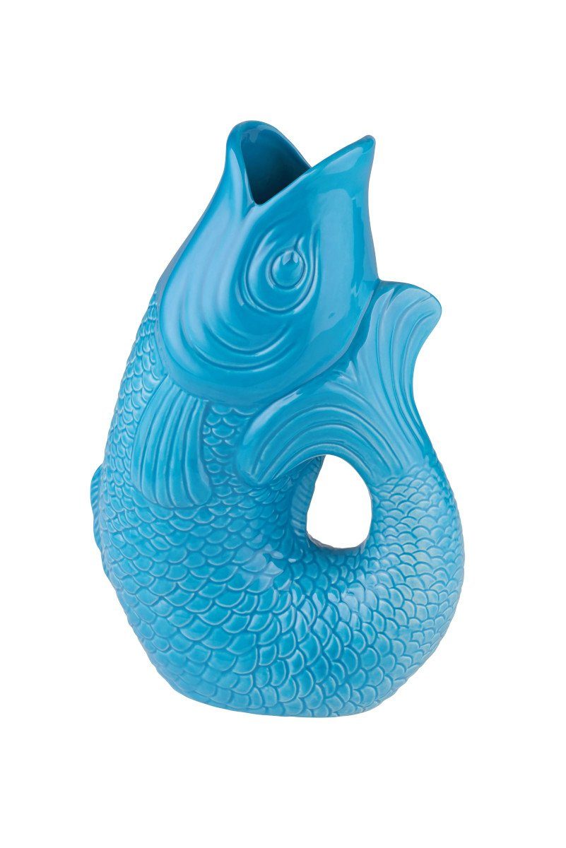 Giftcompany Dekovase Monsieur Carafon Vase / Karaffe Fisch S lagoon 1,2l (Vase/ Karaffe)