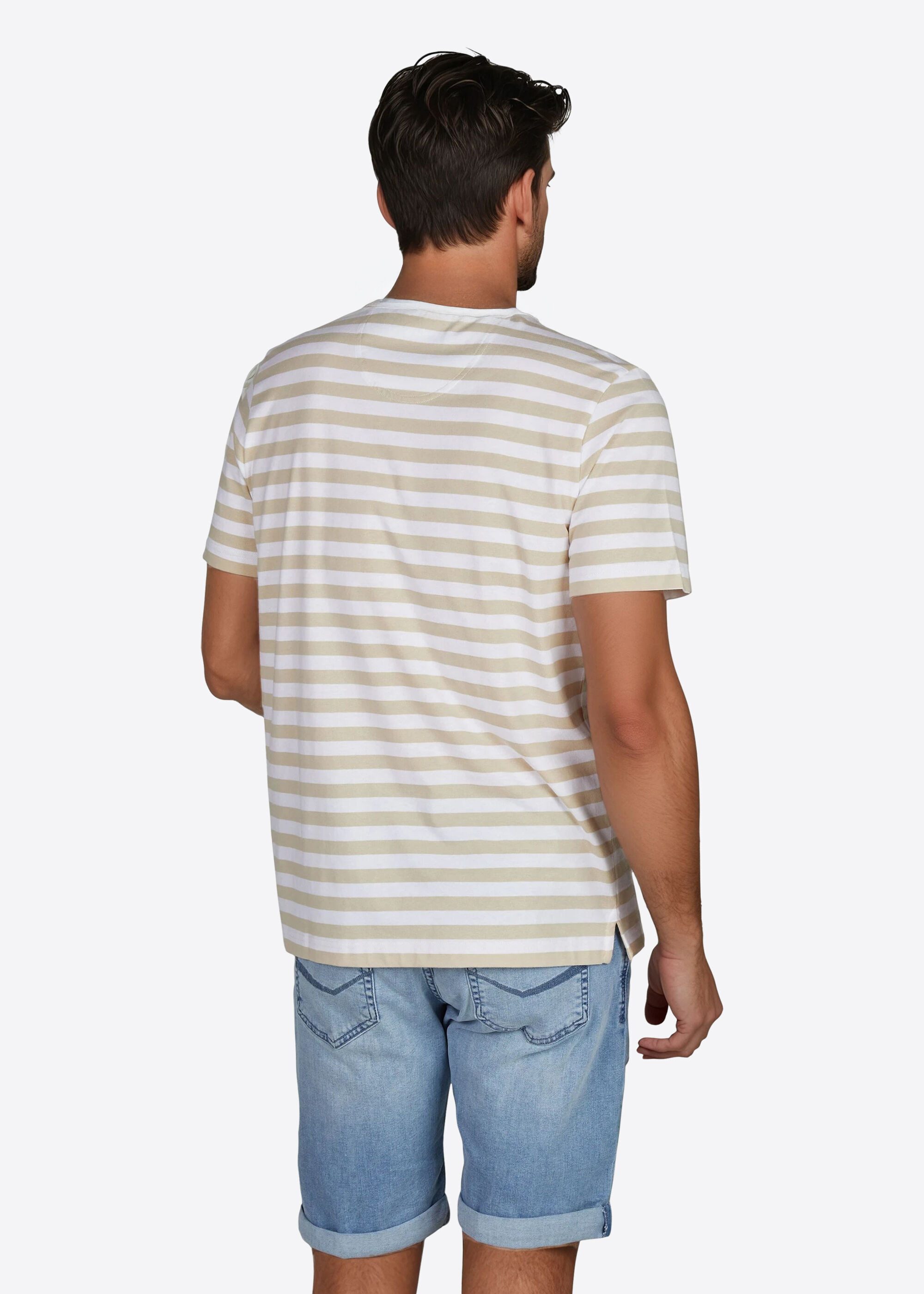 Pierre Cardin T-Shirt (1-tlg) mit Streifen