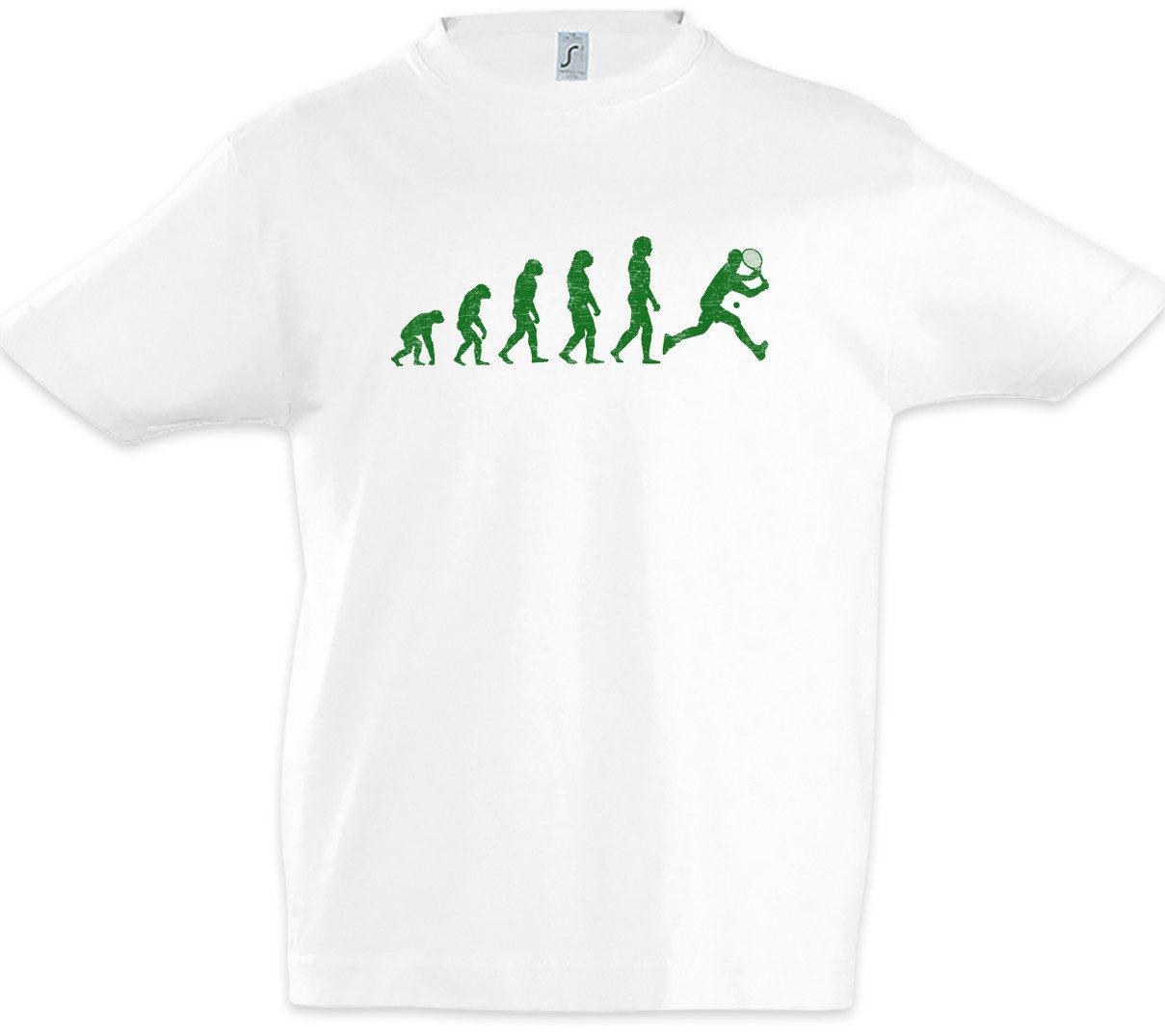 Print-Shirt Tennis Evolution Kinder T-Shirt Player Game Sport Sports Coach