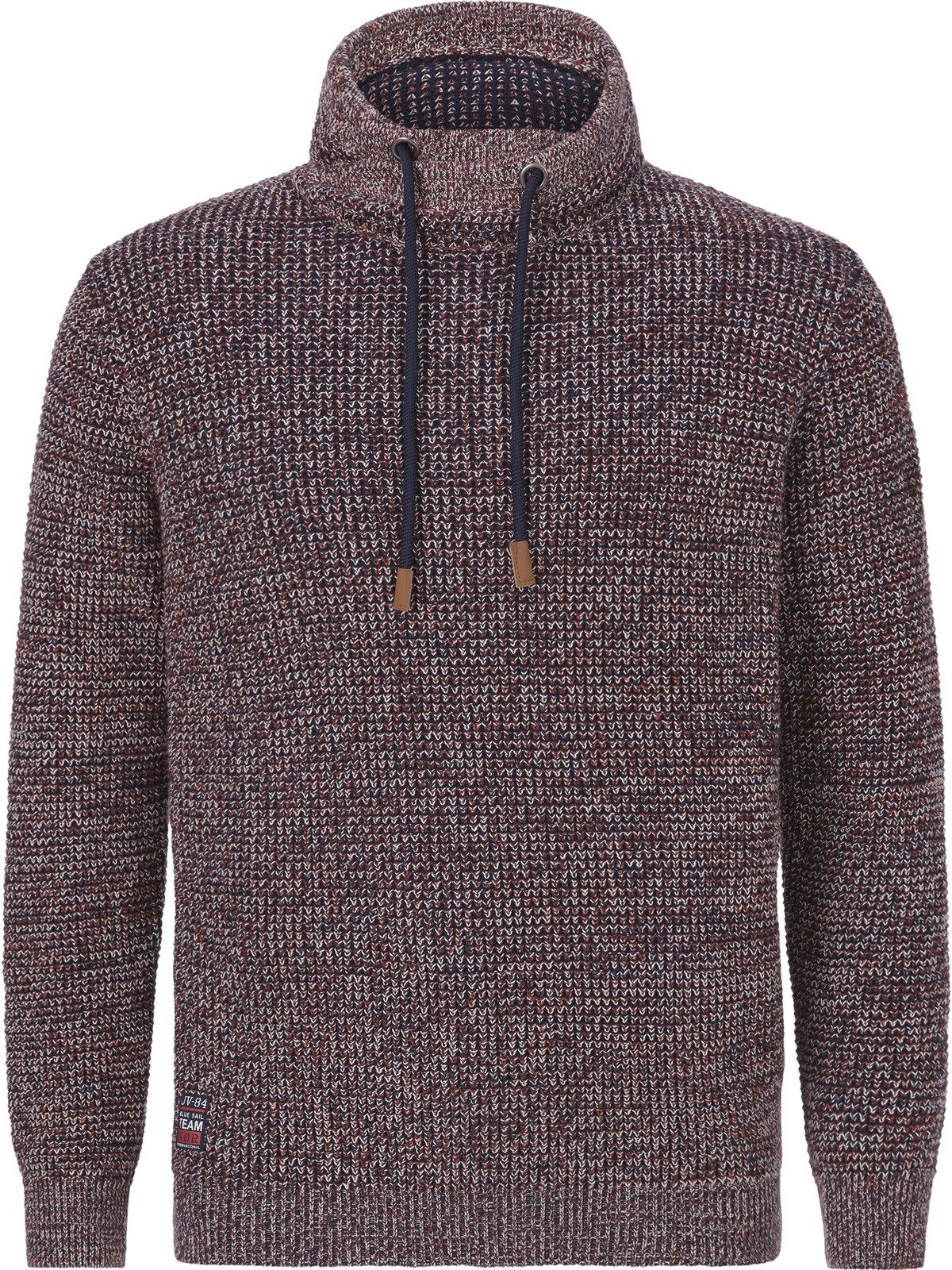 Jan Vanderstorm Schalkragenpullover LARNO mit Kordelzug