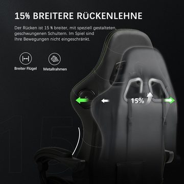 GTPLAYER Gaming-Stuhl »ergonomischer Bürostuhl mit HIFI Stereo Lautsprecher«, Verbindungsarmlehen beeindrukende Klang-atmosphäre