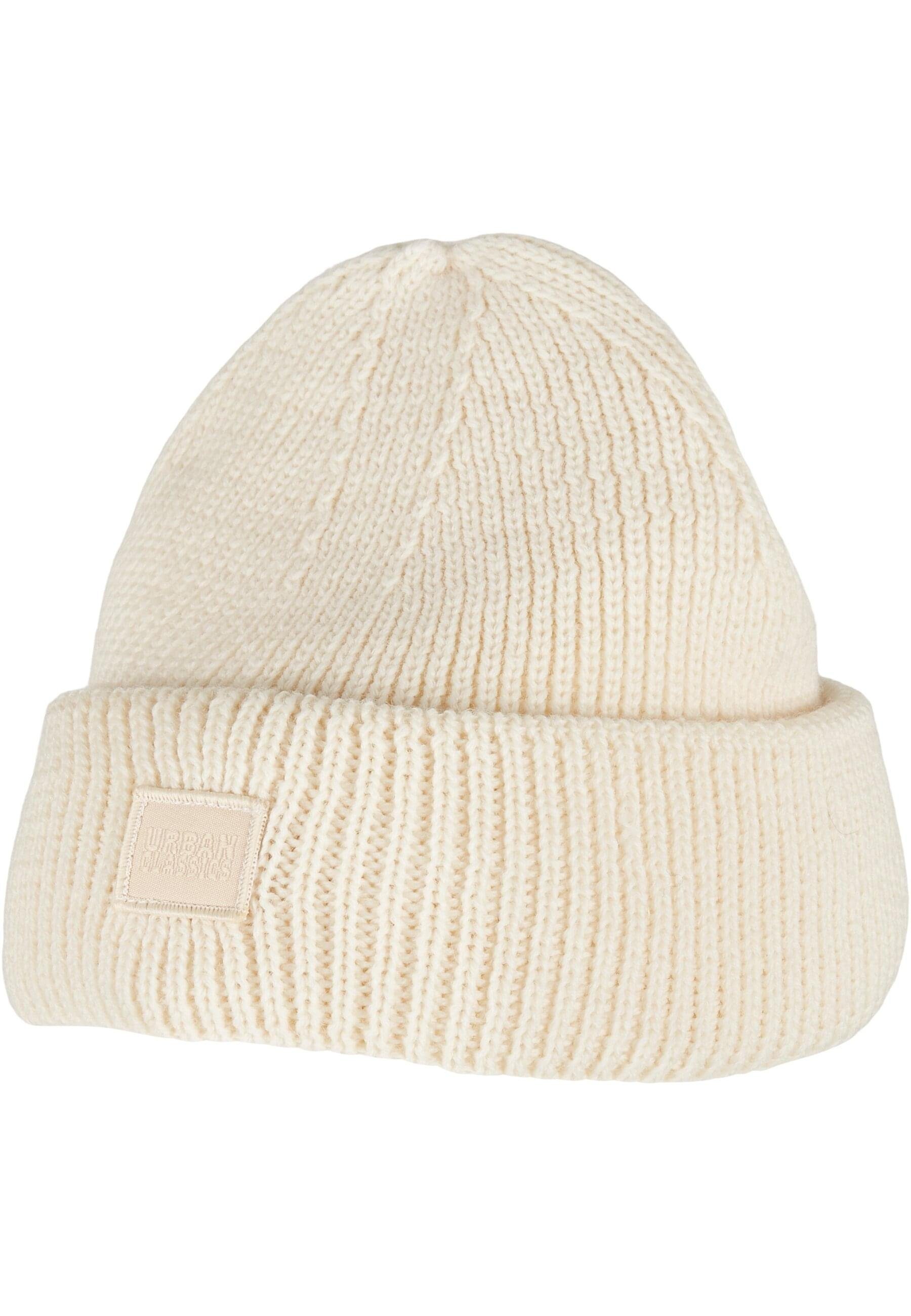 URBAN CLASSICS Beanie (1-St) Knitted Wool Unisex whitesand Beanie