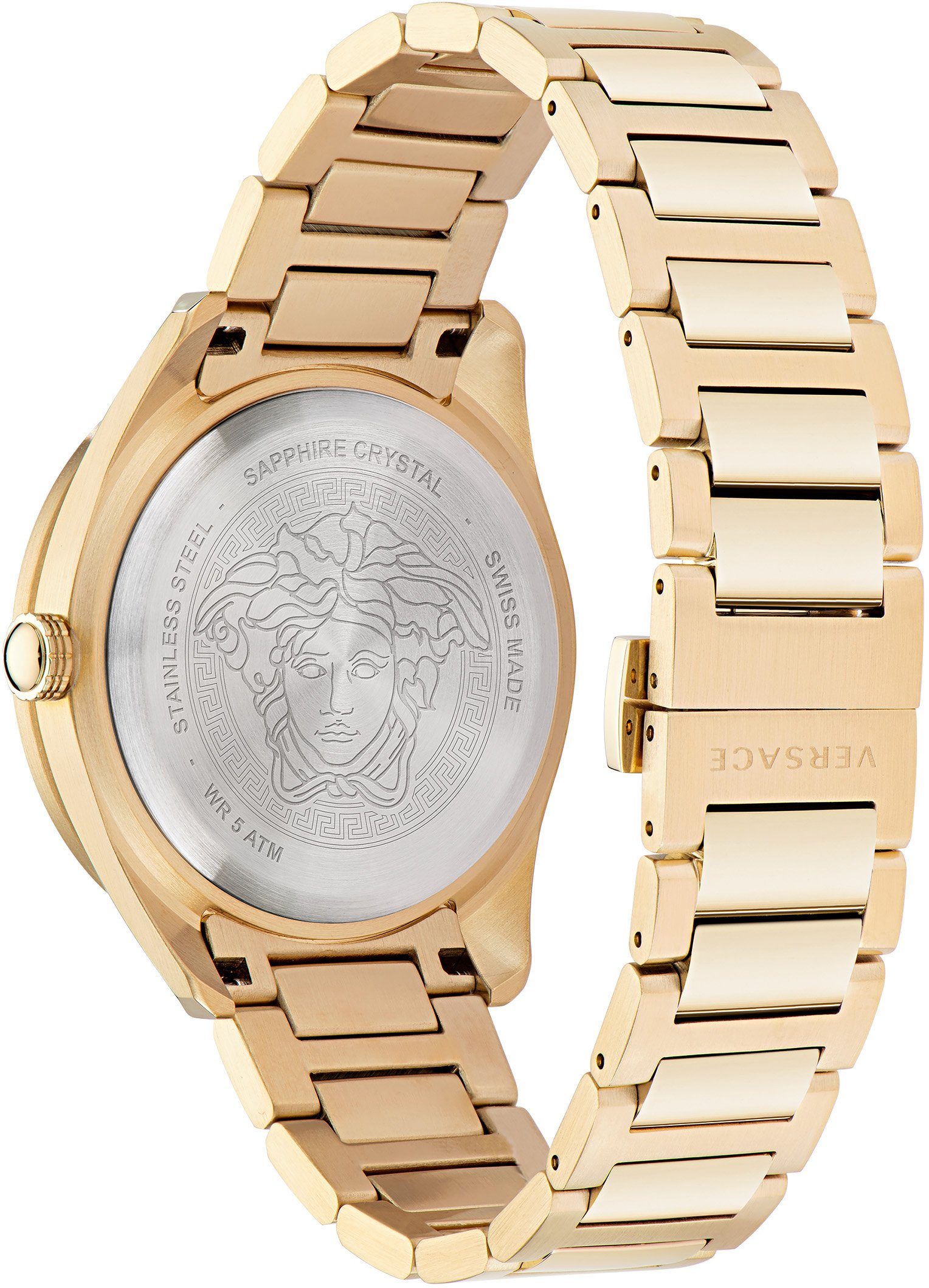 gold GRECA DOME, Uhr Versace Schweizer VE2T00522