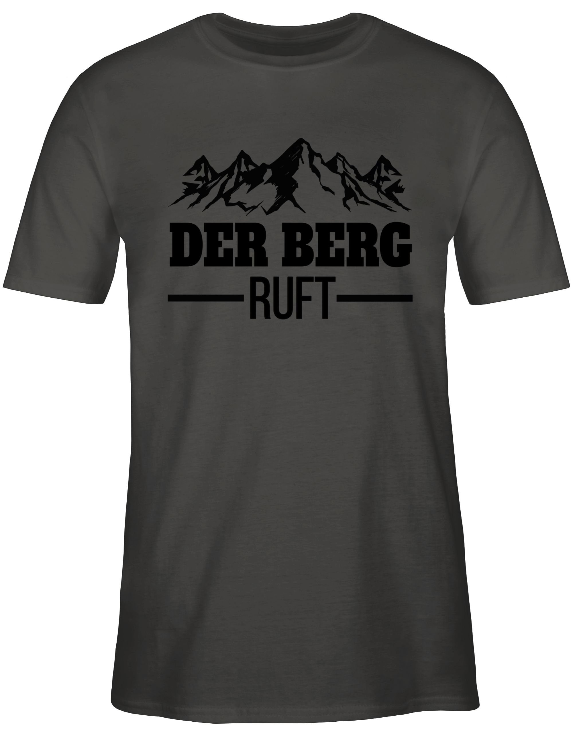 - Berg Apres schwarz 1 T-Shirt Shirtracer Ski Dunkelgrau ruft Party Der