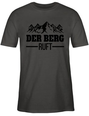 Shirtracer T-Shirt Der Berg ruft - schwarz Apres Ski Party