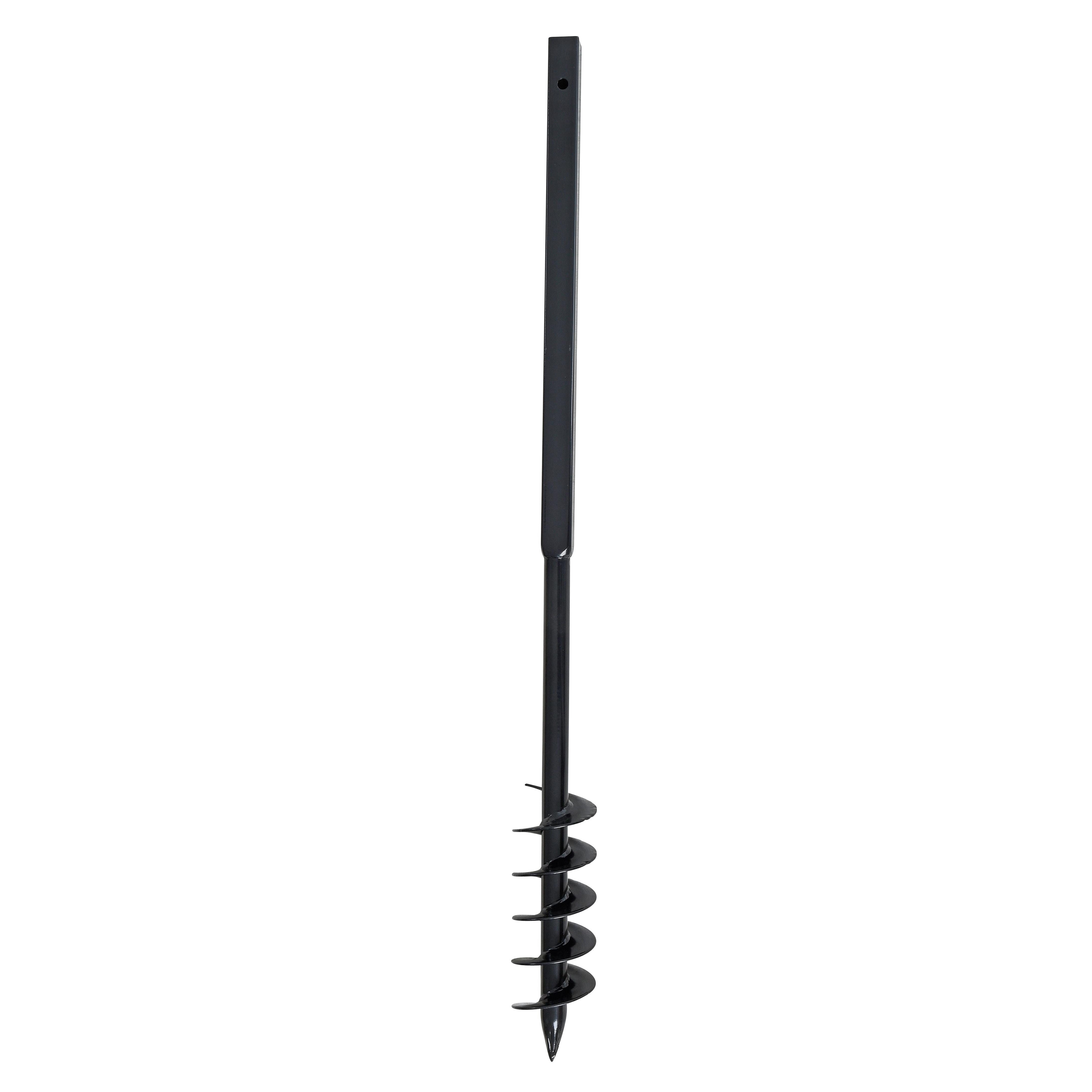ESTEXO Erdbohrer Erdlochbohrer Handbohrer 85 mm Bohrer Pfahlbohrer Brunnenbohrer – Bild 4 von 5
