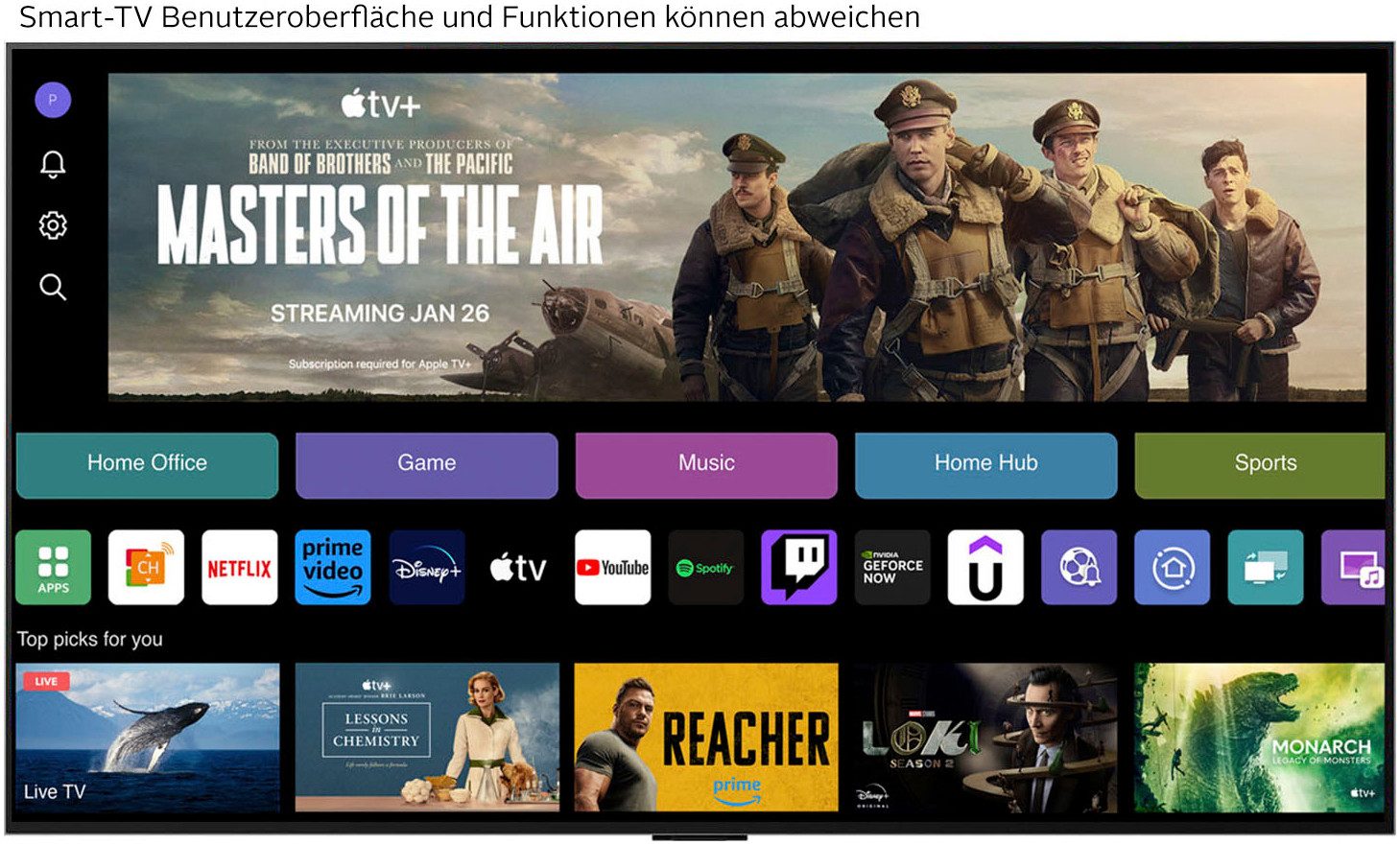 LG OLED55G57LW OLED-Fernseher (139 cm/55 Zoll, 4K Ultra HD, Smart-TV) ! RABATT: 22.73% LG OLED55G57LW OLED-Fernseher (139 cm/55 Zoll, 4K Ultra HD, Smart-TV) ! RABATT: 22.73%