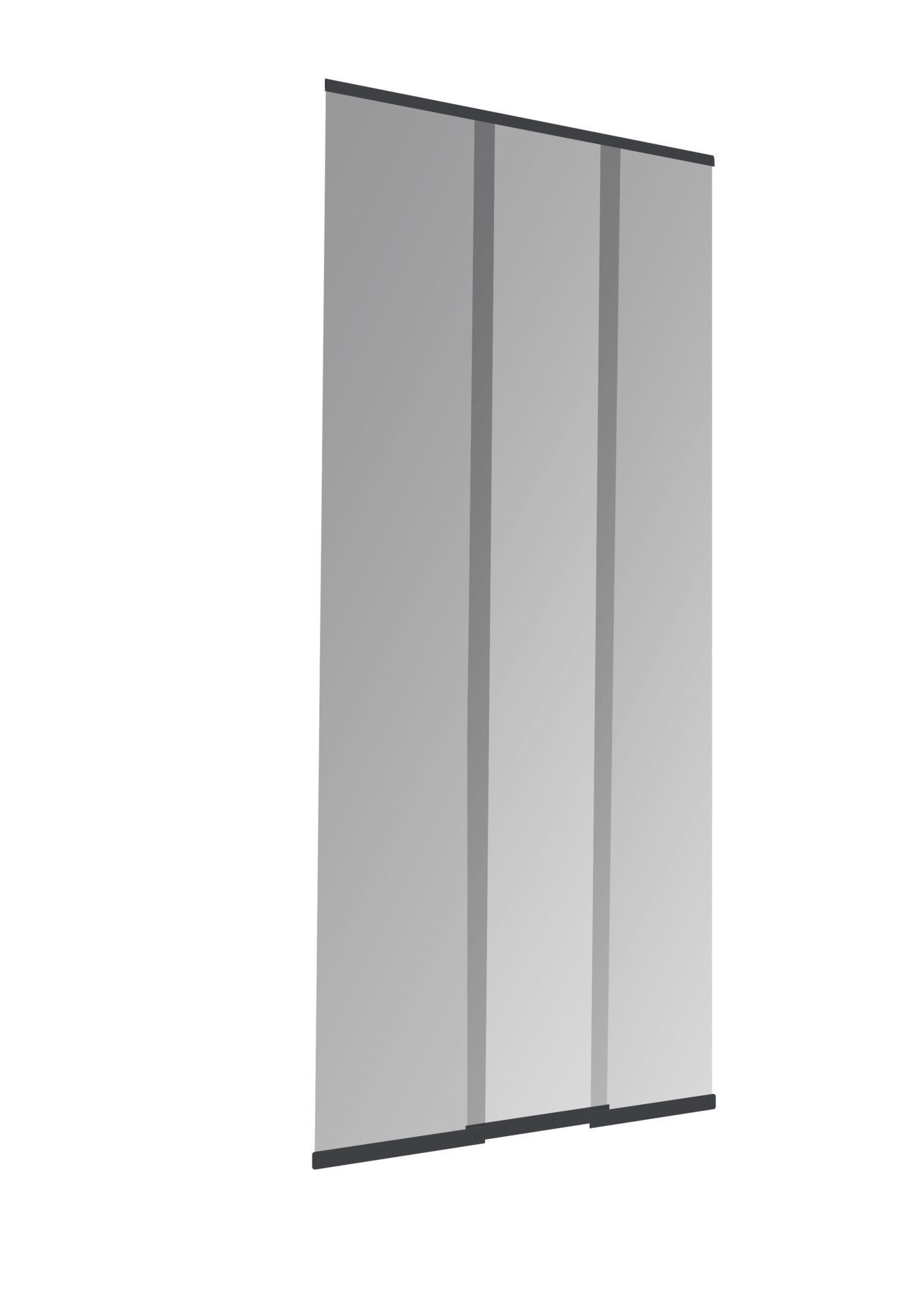 Windhager Insektenschutz-Vorhang Easy aus Fiberglas, Lamellenvorhang, individuell kürzbar, ohne bohren, (1-St), Fliegengitter erhältlich in 95 x 220 oder 120 x 250 cm, anthrazit