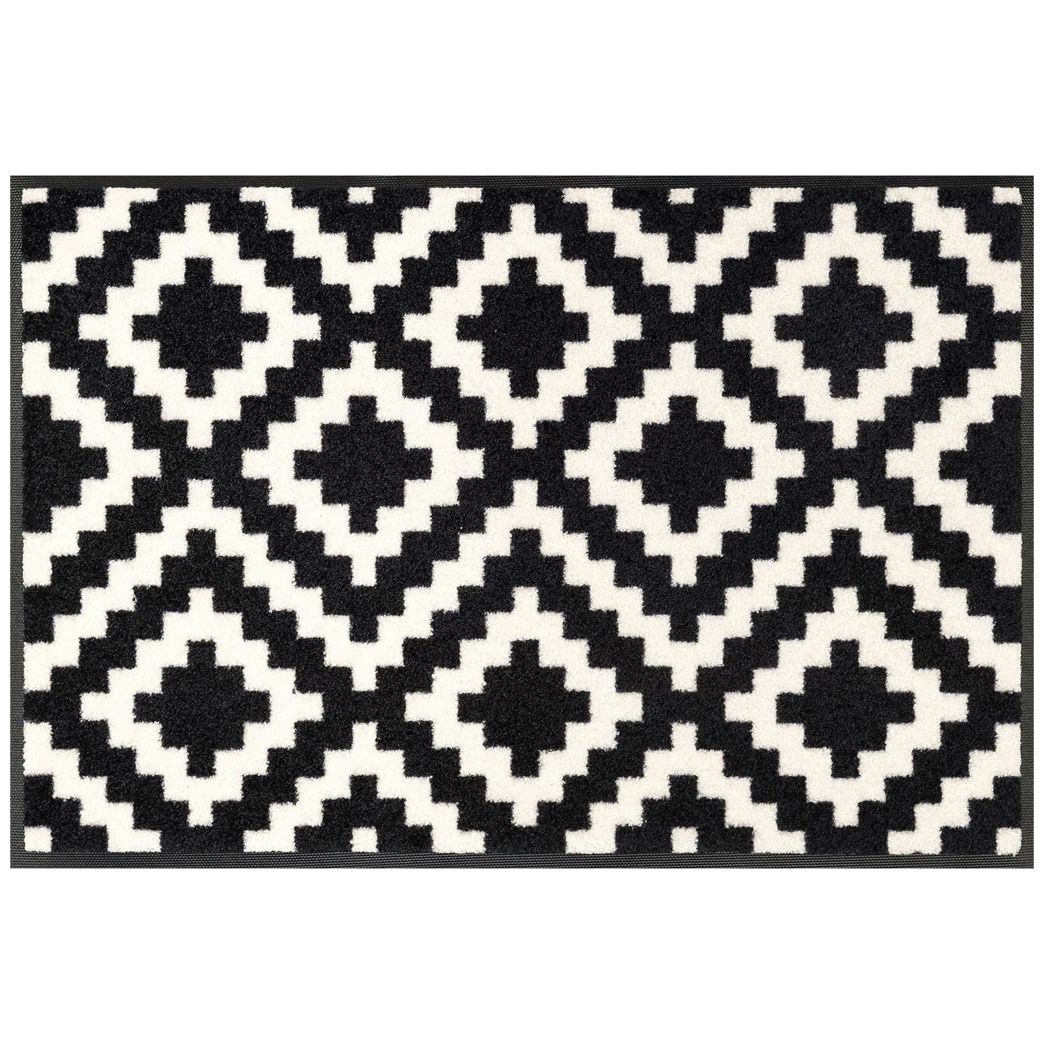 Floornovo Fußmatte Floornovo Schmutzfangmatte Meeresnote waschbare Fussmatte, rechteckig, rutschfest