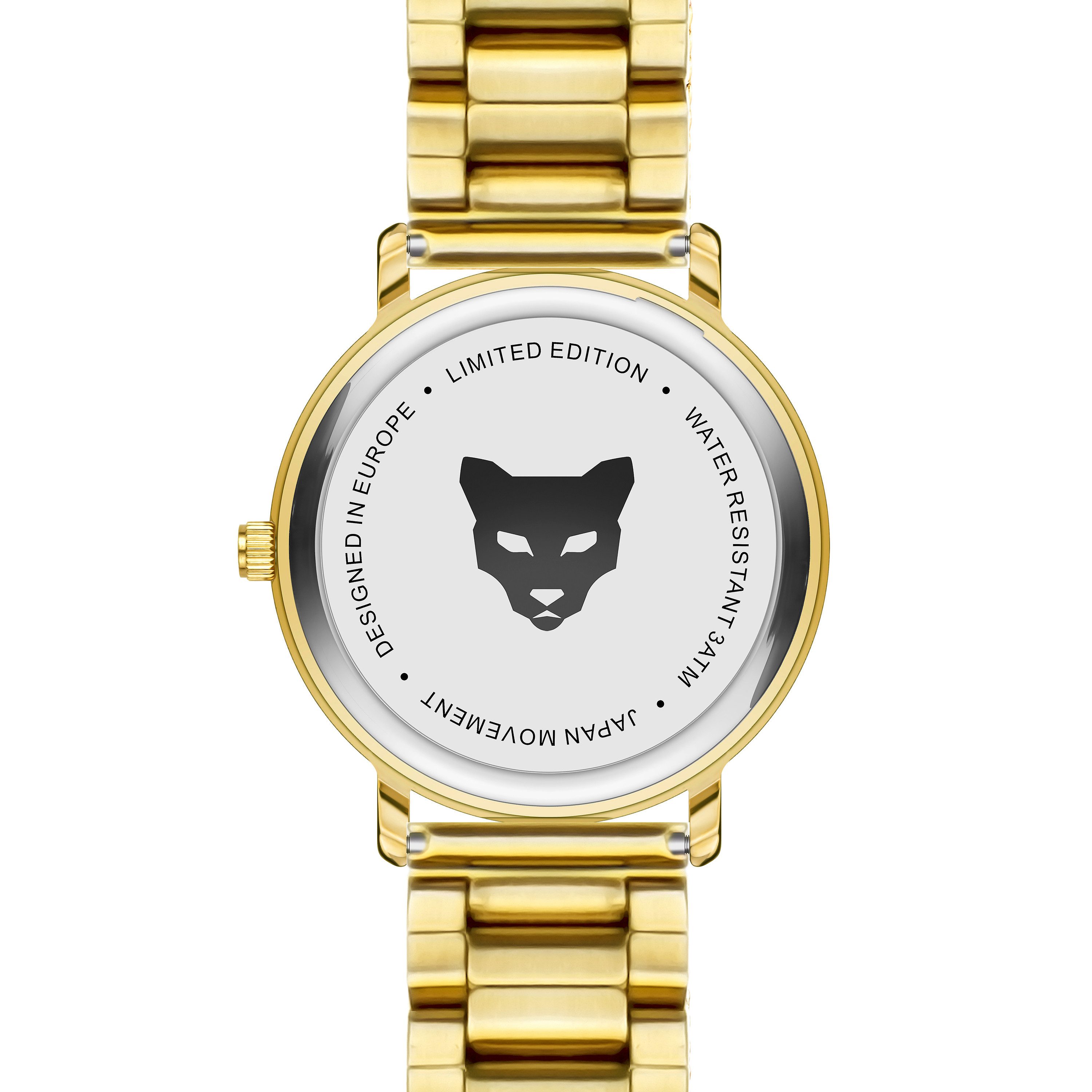 MARC LAUDER Quarzuhr MA8-B078G Marbella Gold Link