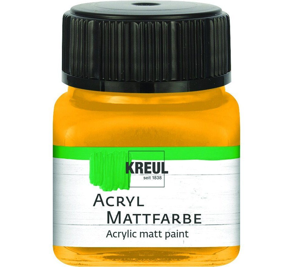 Kreul Künstlerstift Kreul Acryl Mattfarbe goldgelb 20 ml