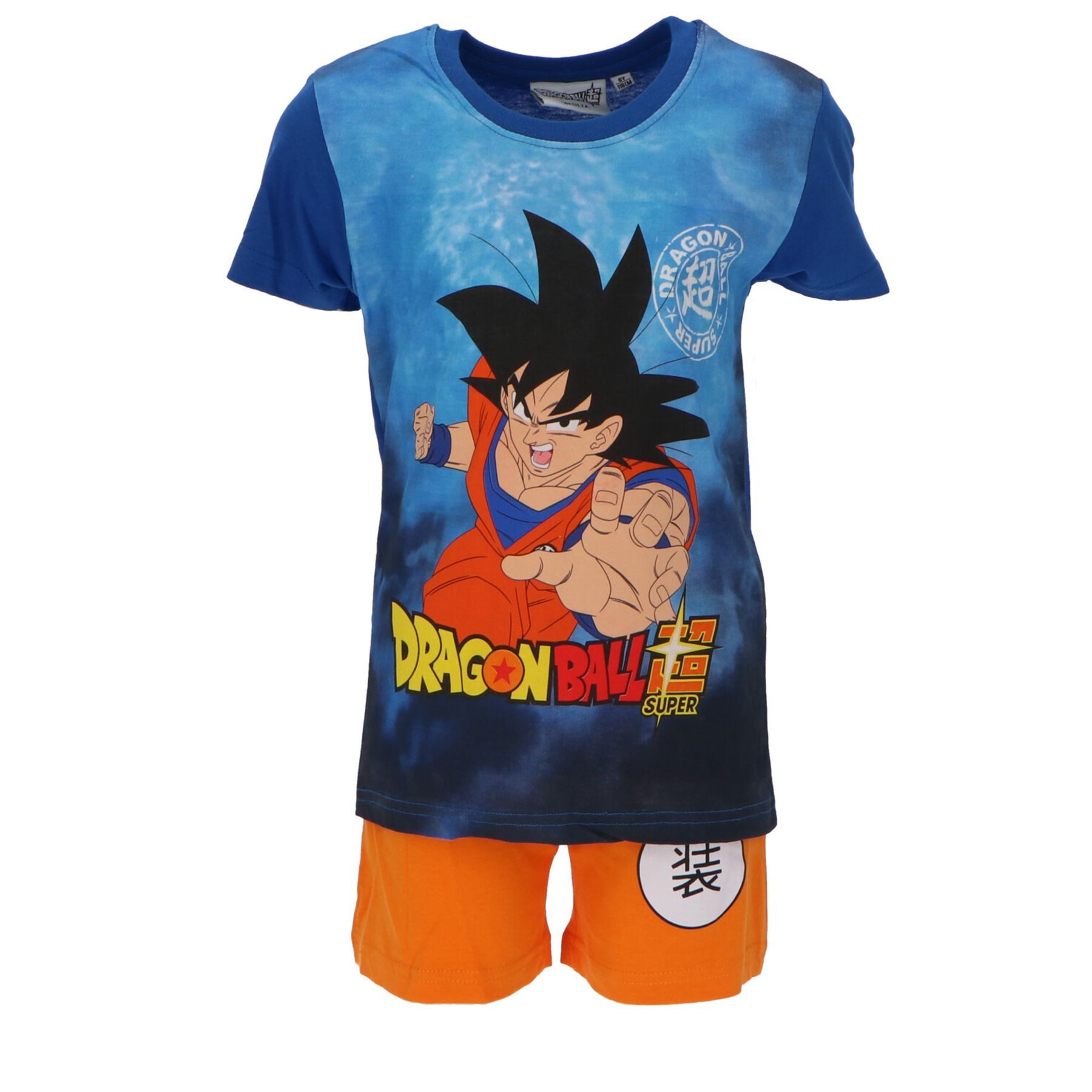 Dragon Ball Pyjama Shortama Schlafanzug aus Baumwolle Kurzer Pyjama für Kinder