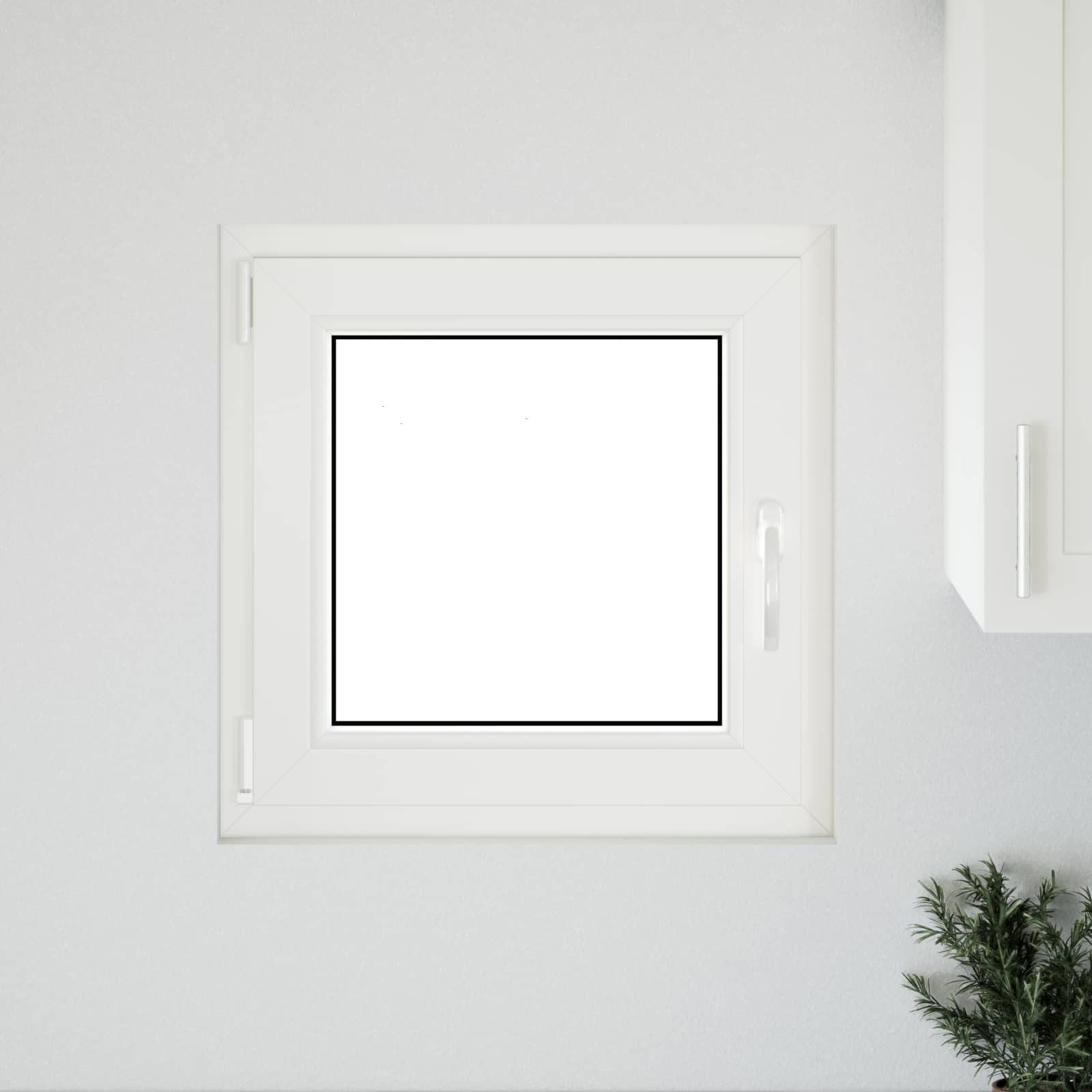 vidaXL Fenster Kipp- und Drehfenster für den Keller RISOR 50 x 50 cm, (1 St)