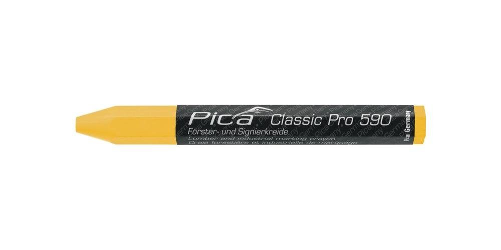 Pica Kreidemarker Förster-/Signierkreide Classic PRO 590 gelb papiert