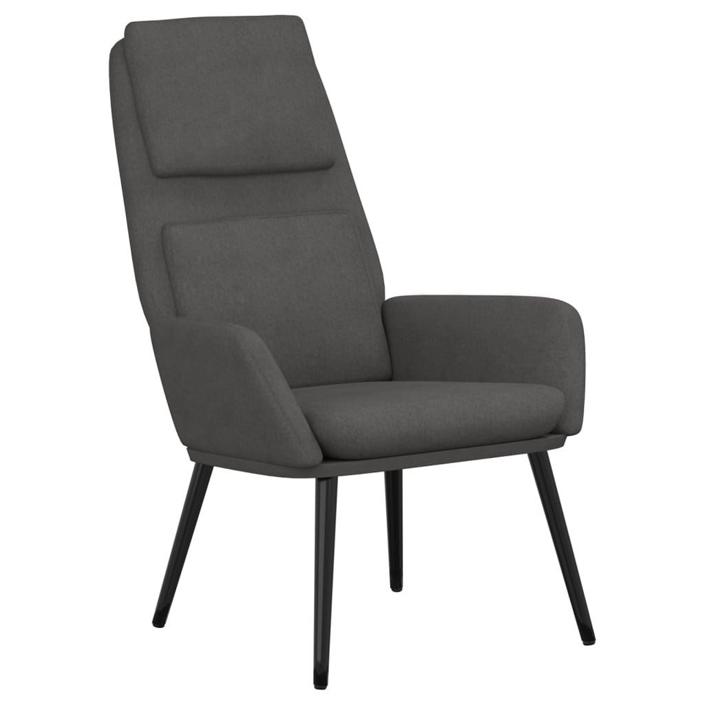 vidaXL Sessel Relaxsessel Dunkelgrau Stoff (1-St) günstig online kaufen